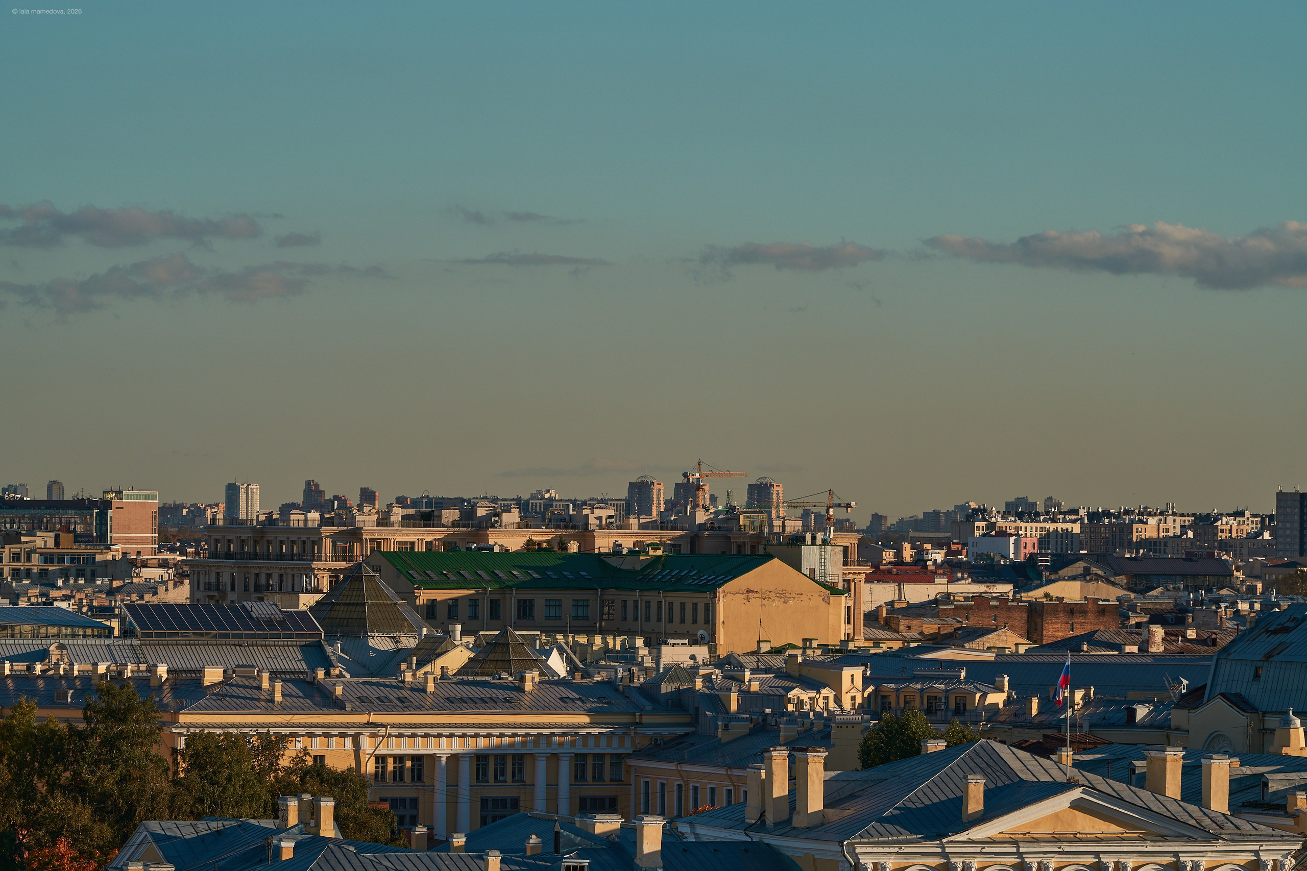 The view from the observation deck of the City Duma Tower | St. Petersburg. Фотограф
