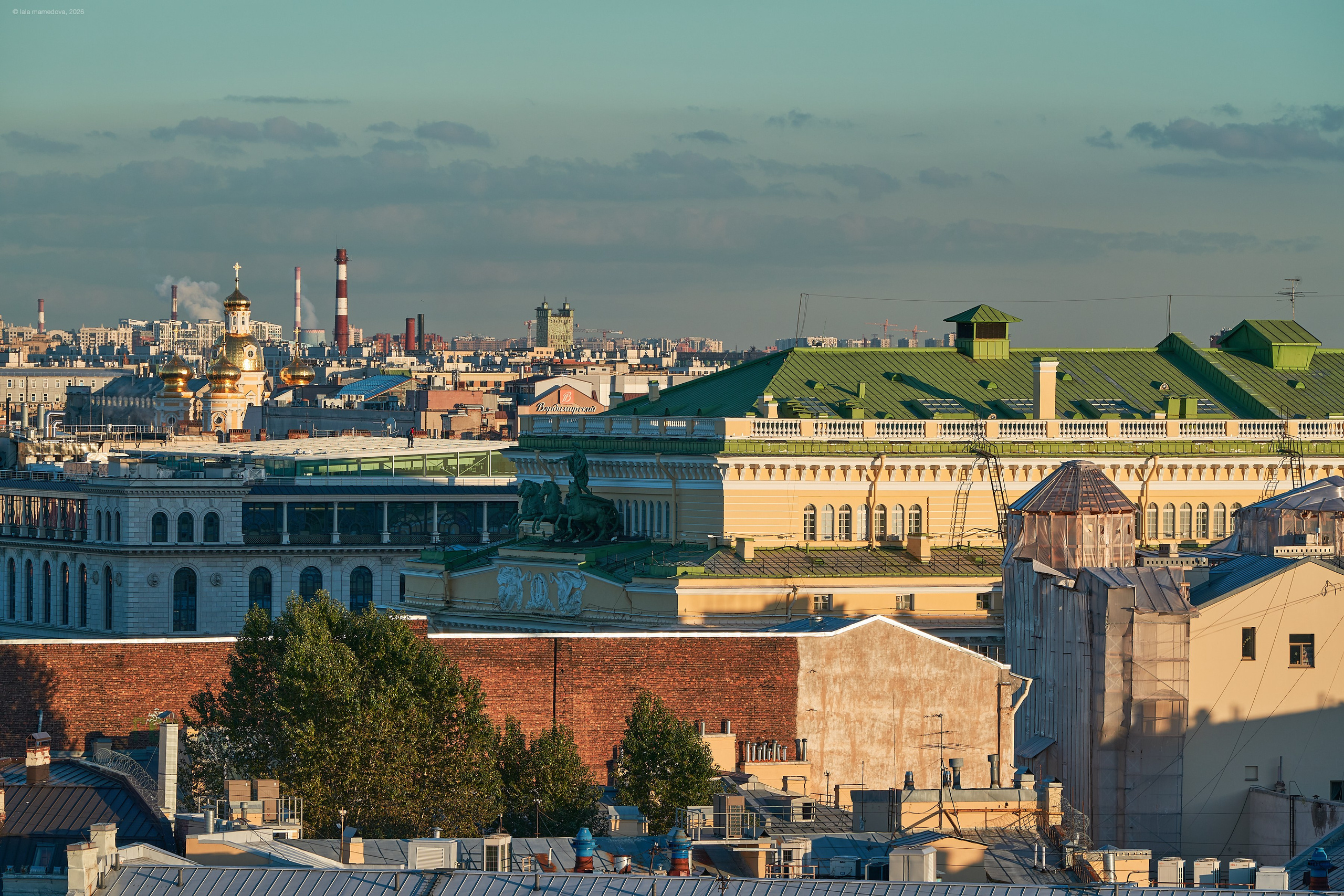 The view from the observation deck of the City Duma Tower | St. Petersburg. Фотограф