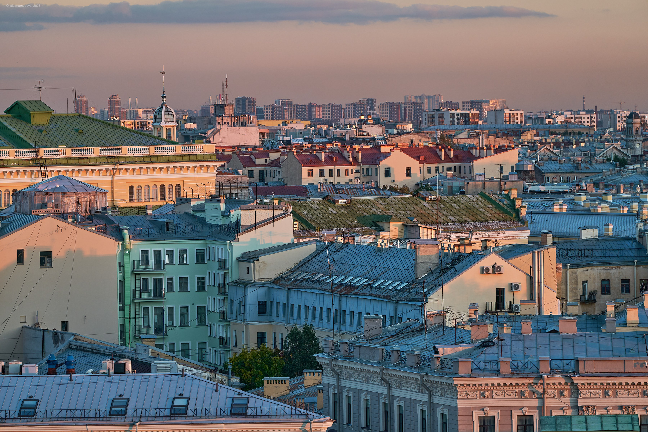 The view from the observation deck of the City Duma Tower | St. Petersburg. Фотограф