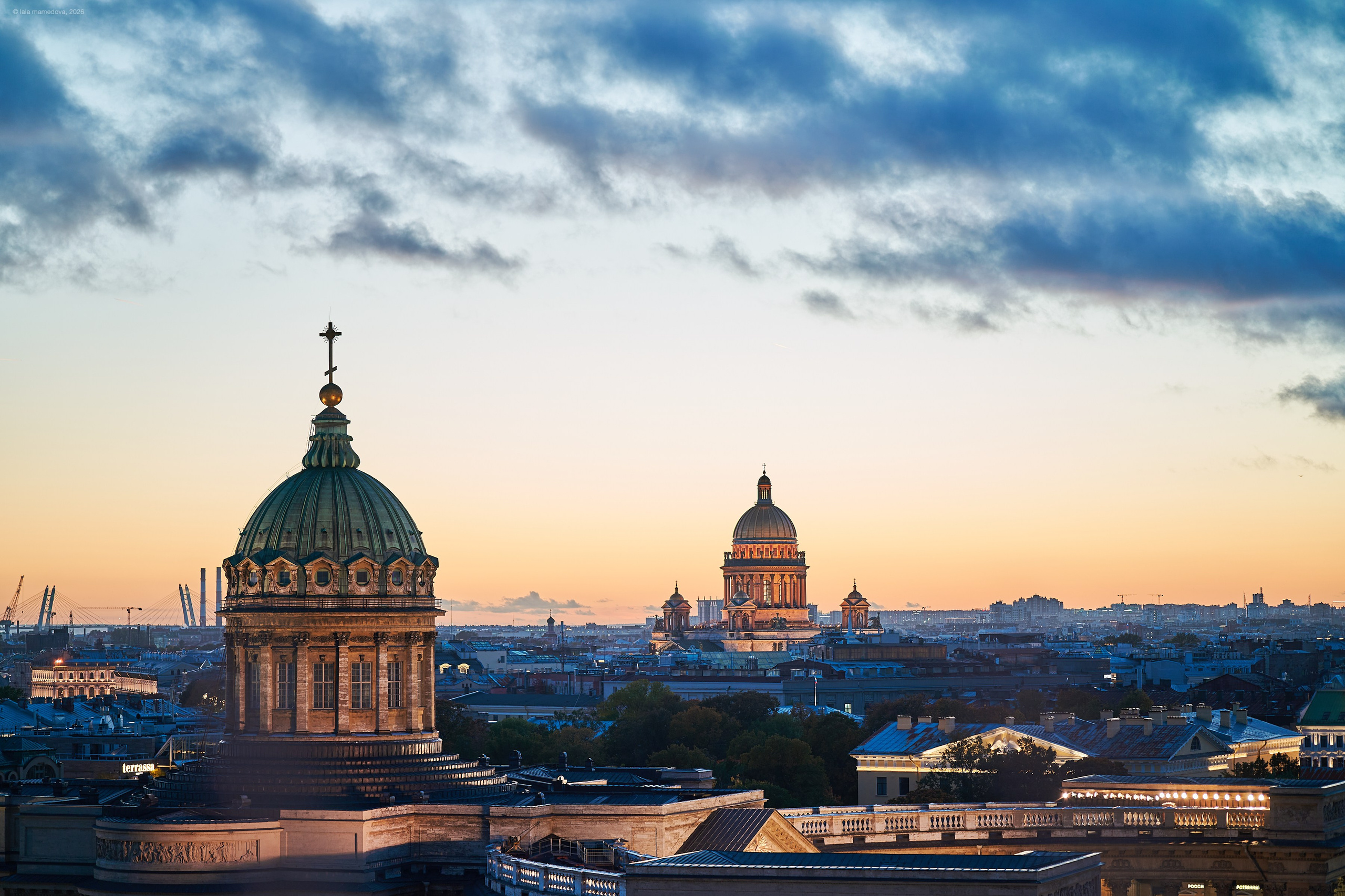 The view from the observation deck of the City Duma Tower | St. Petersburg. Фотограф