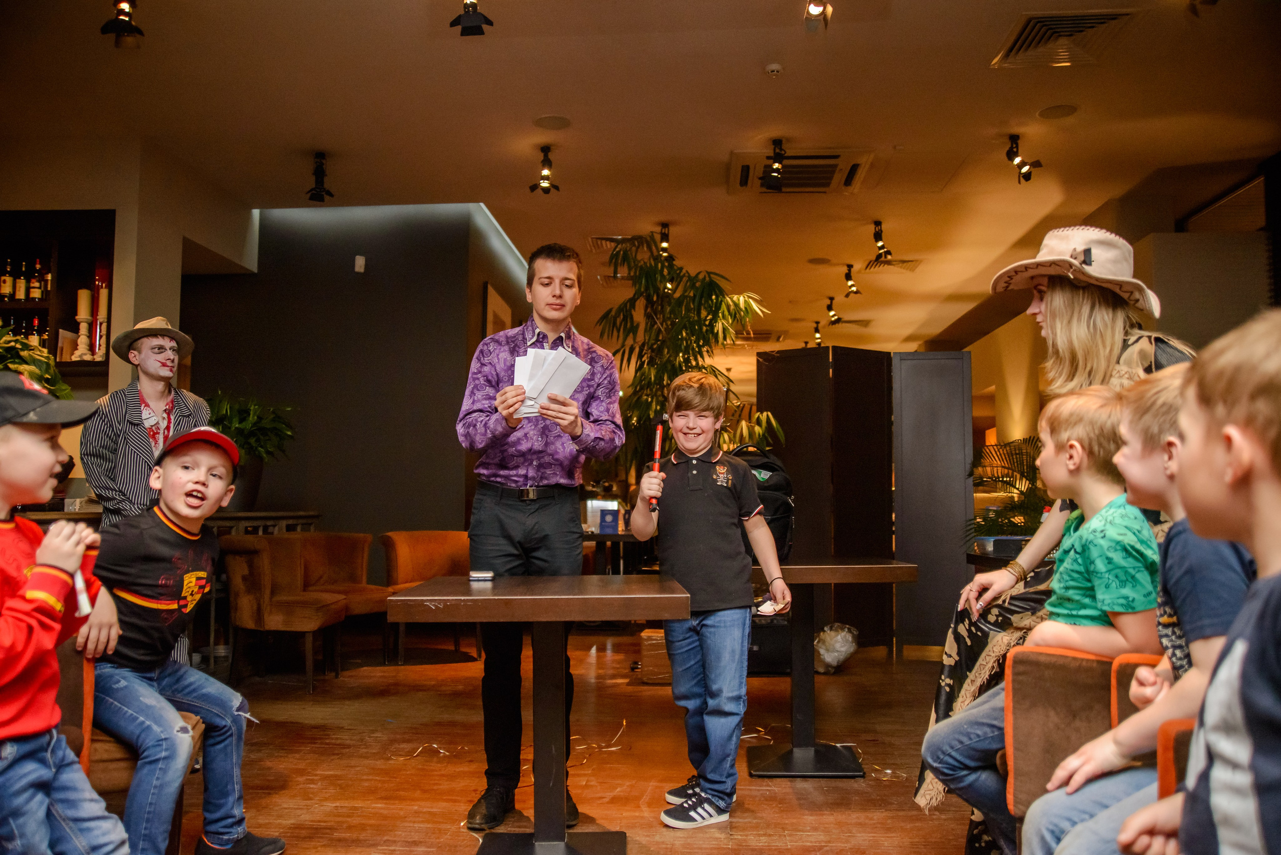 Детский день рождения в ресторане