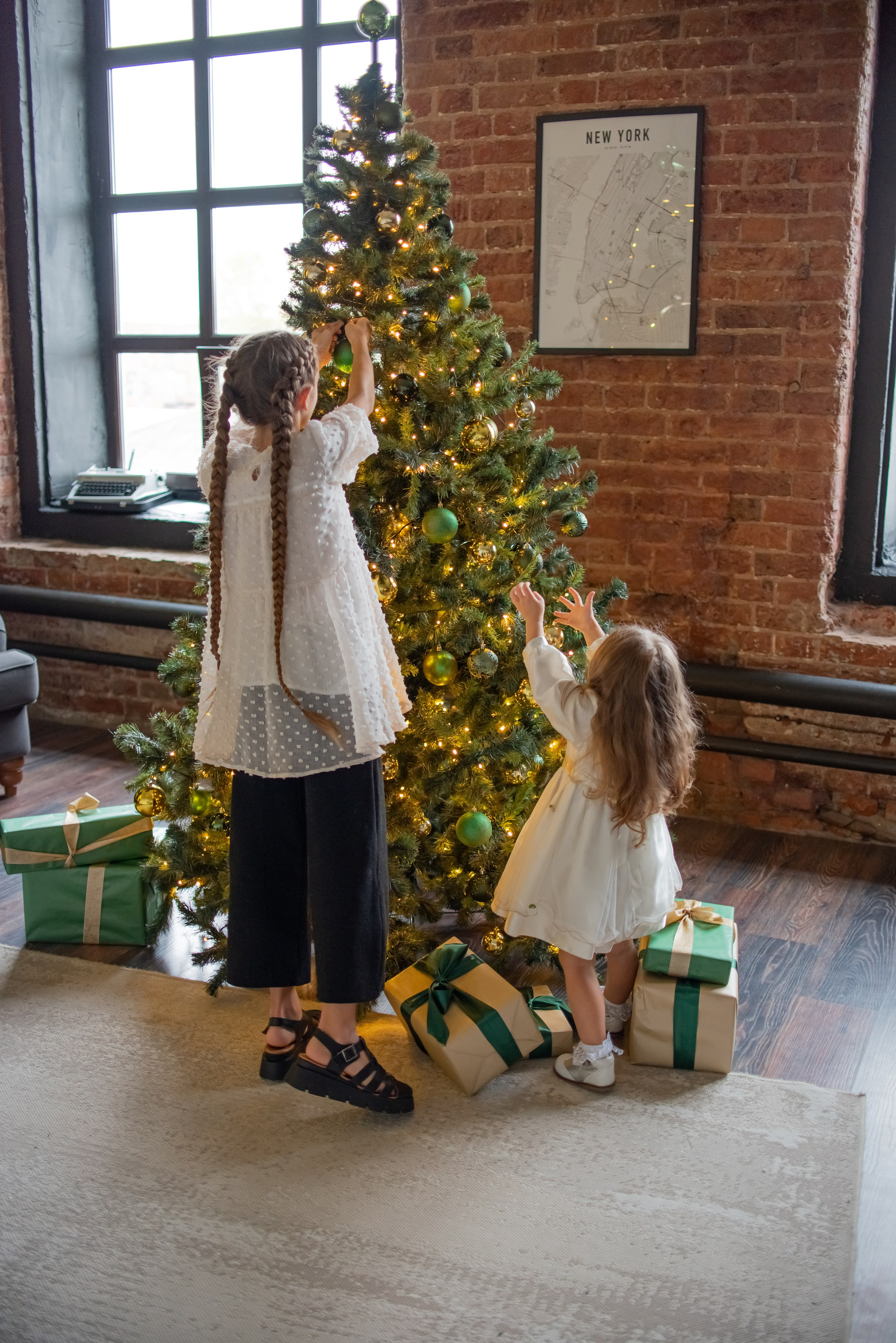 Новогодние фотосессии в студиях. Свадебный и семейный фотограф Екатерина Пушан. Москва, Балашиха, Железнодорожный, Солнечногорск