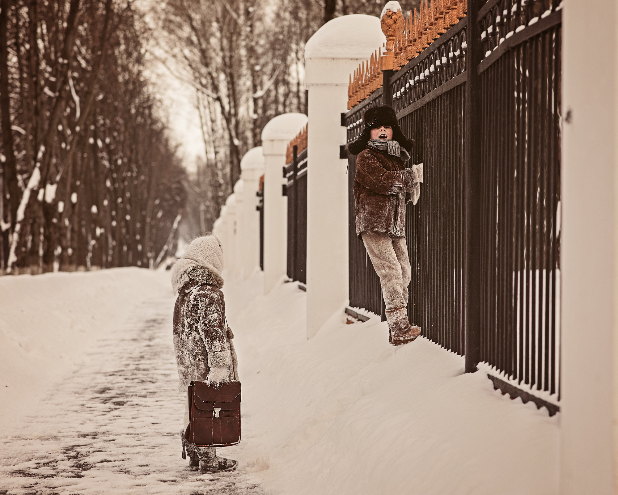 Зимой весело. Женский семейный фотограф Тула Москва Захарова Анна