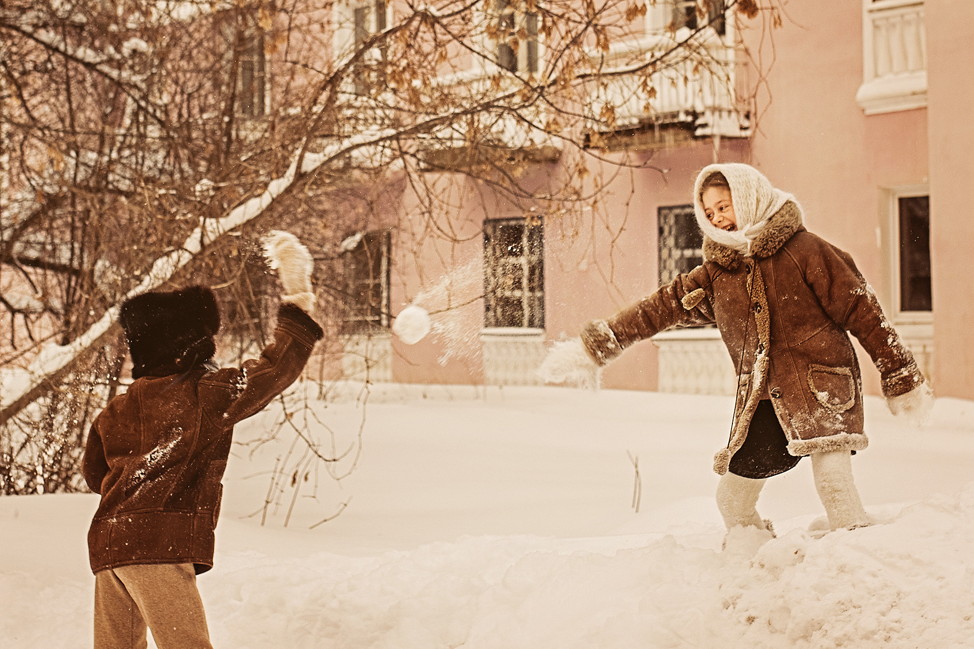 Зимой весело. Женский семейный фотограф Тула Москва Захарова Анна