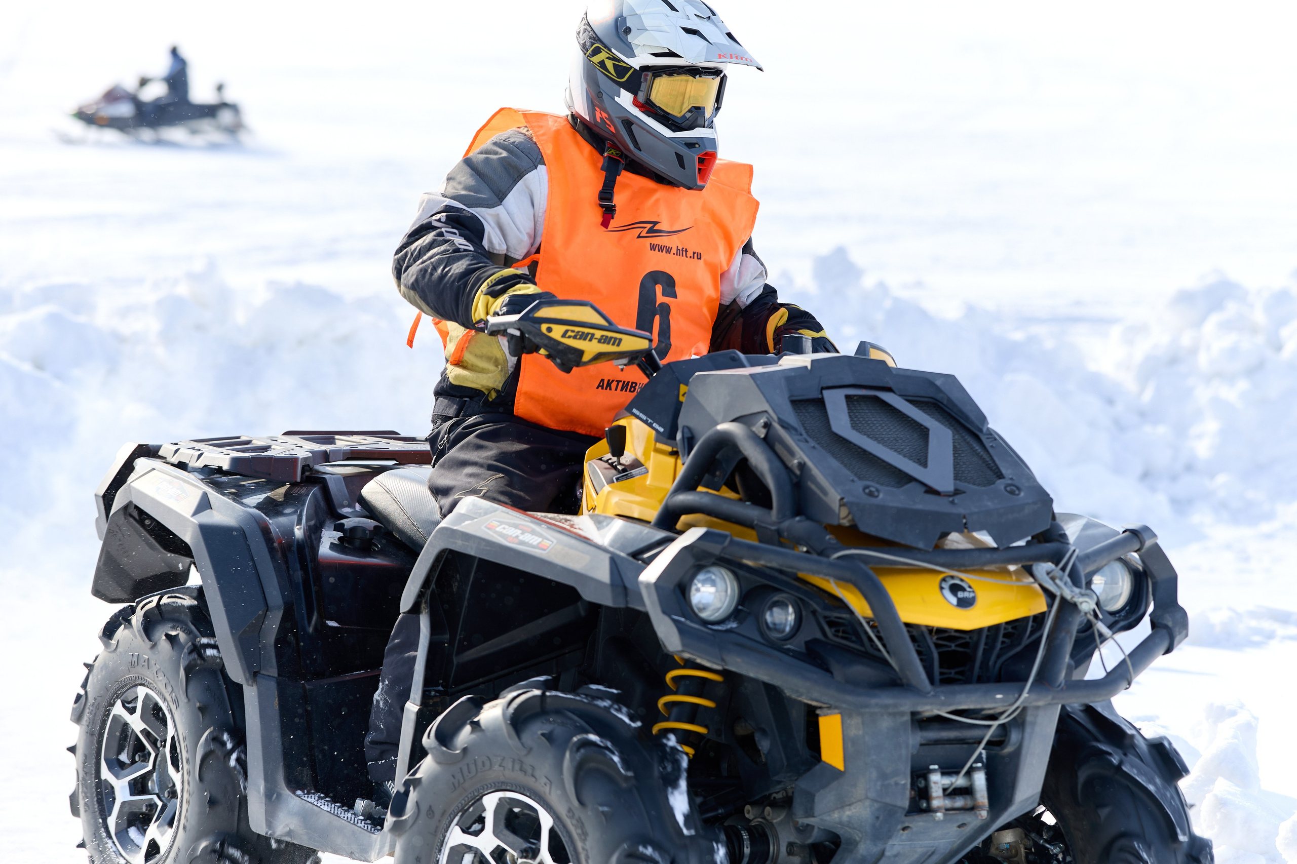 Топим Лёд — 2026. Соревнования на квадроциклах. Фотограф в Новосибирске Алена Скокова