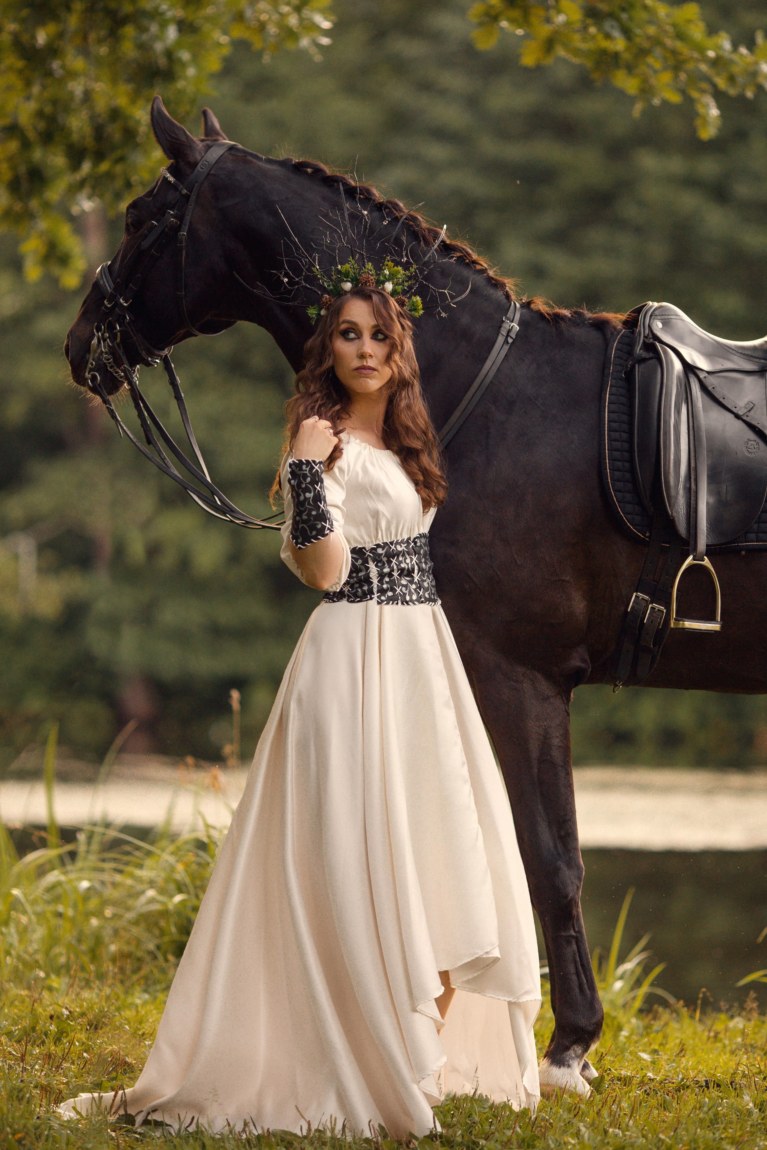 Фотосессия с лошадью в парке СПб