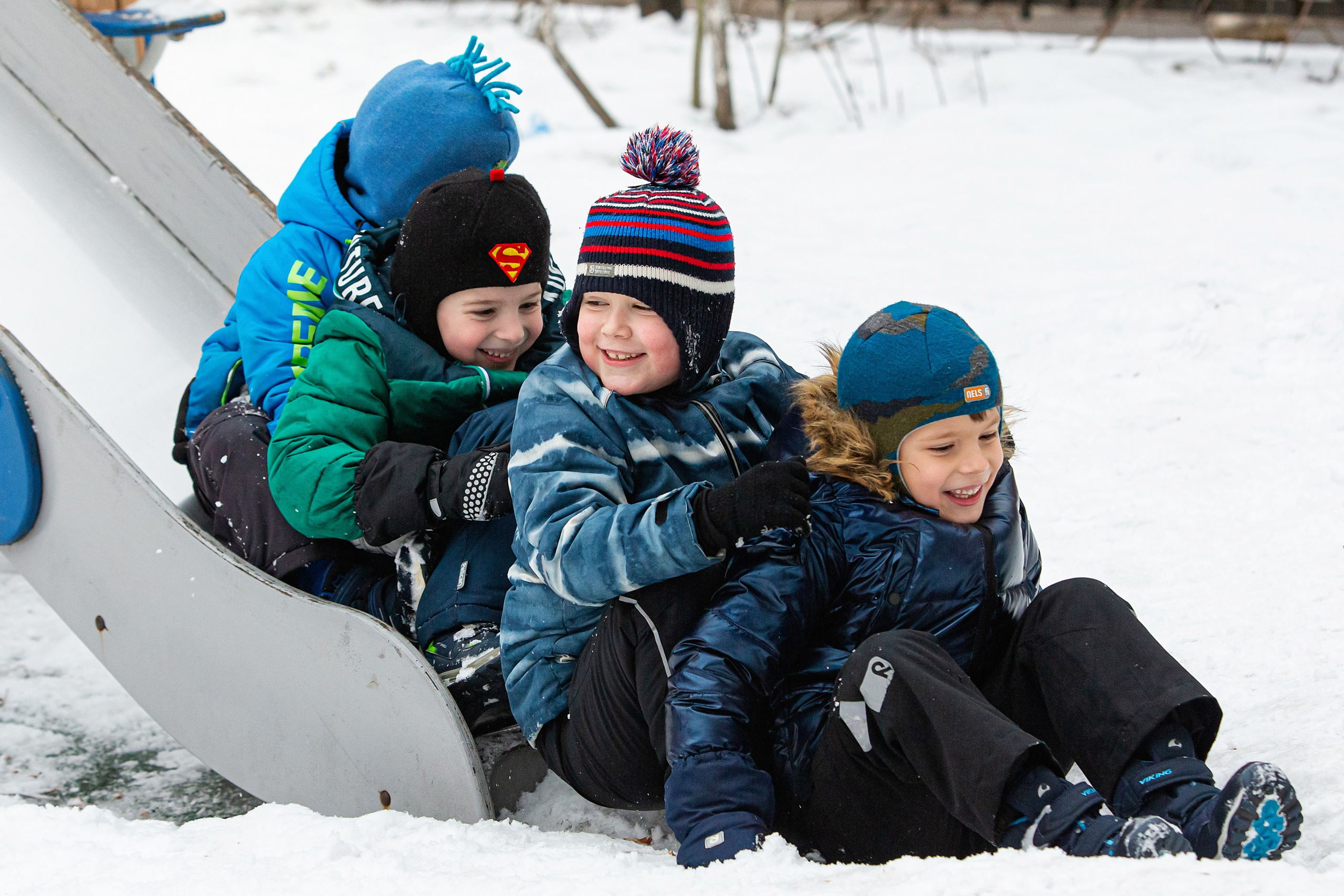 Зима в детском саду. Свадебный, семейный, детский фотограф в Санкт-Петербурге