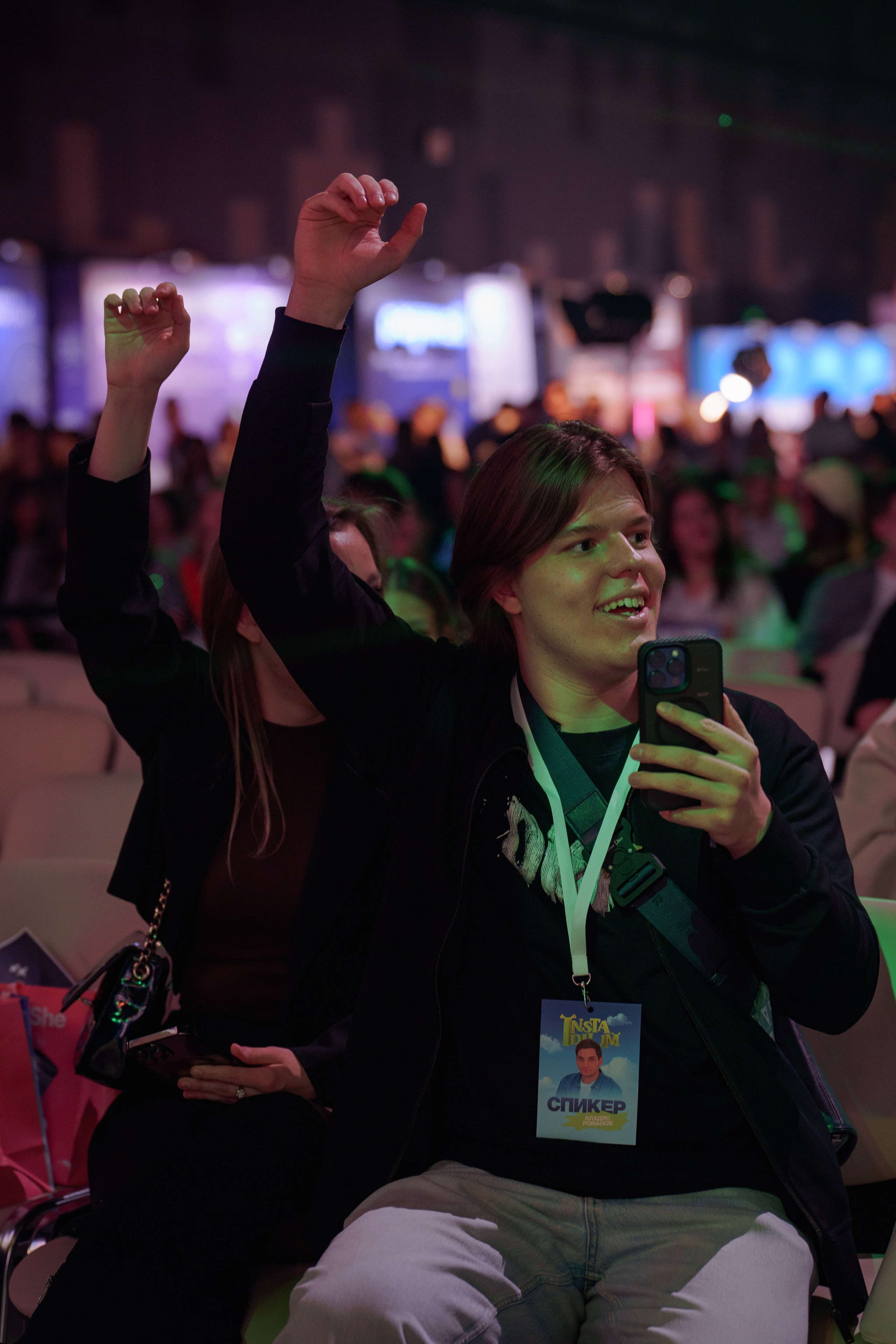 Конференция INSTADIUM в MAIN STAGE. Репортажный фотограф в Москве Саша Дружинина