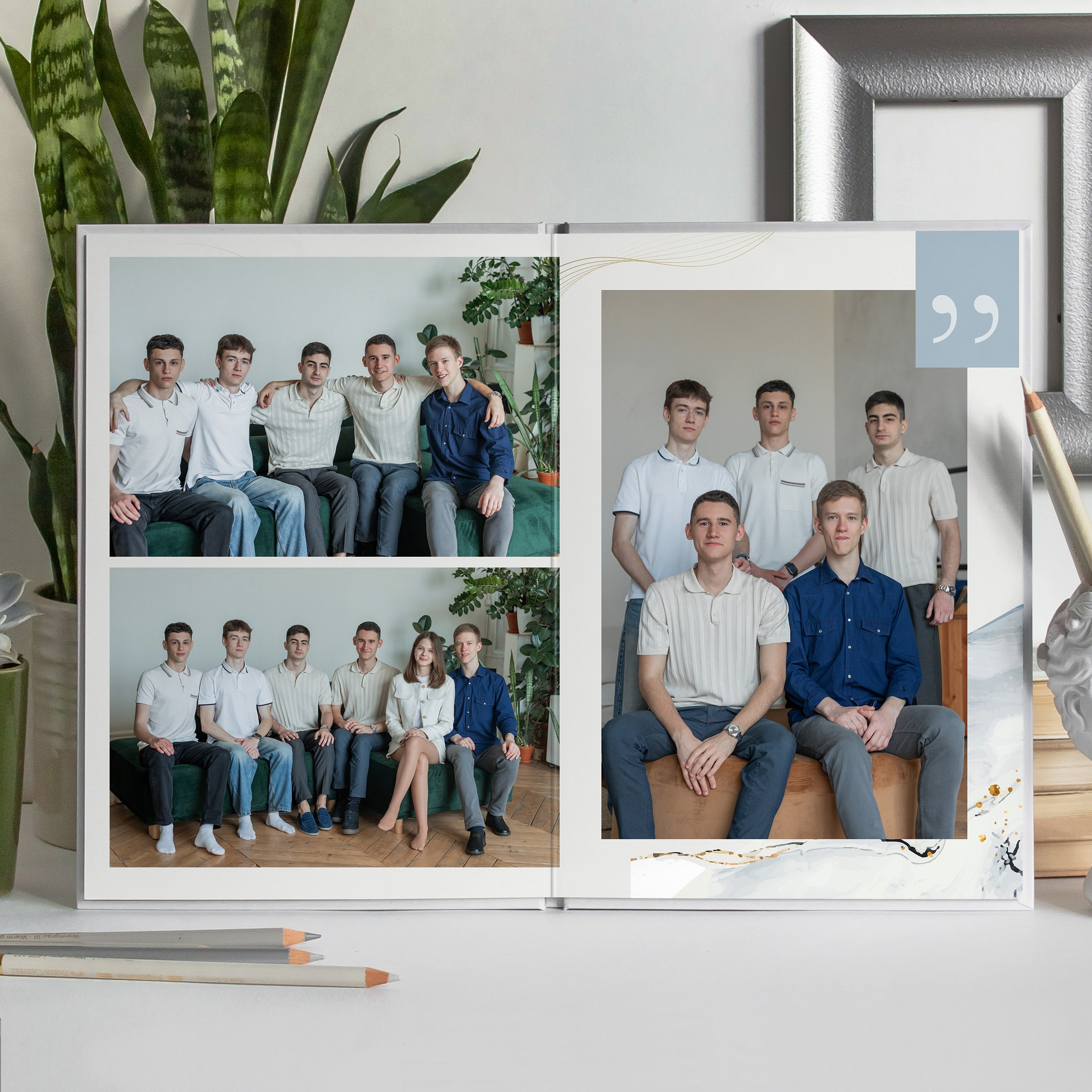 Альбом 9 и 11 класса (5 разворотов). ФОТОГРАФ ВЫПУСКНЫХ АЛЬБОМОВ в Краснодаре Ворчик Татьяна