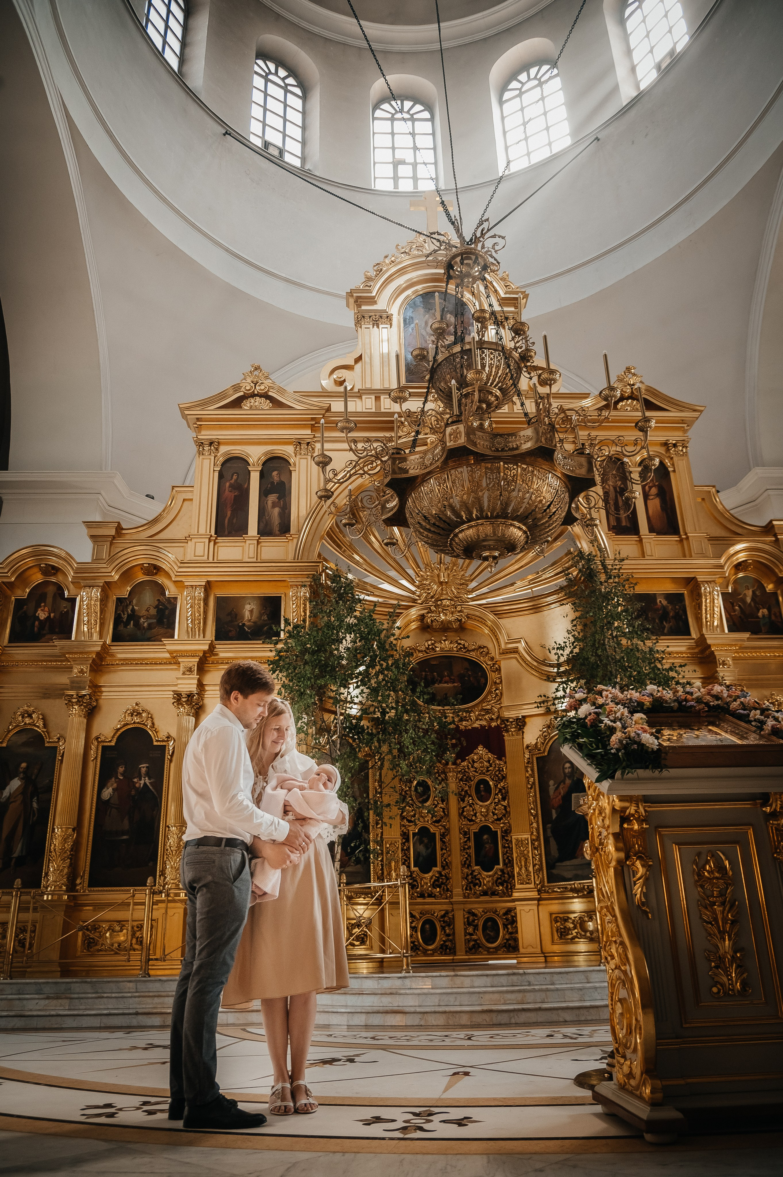 Крестины Ирины //// Храм святых апостолов Петра и Павла. Семейный и детский фотограф в Туле