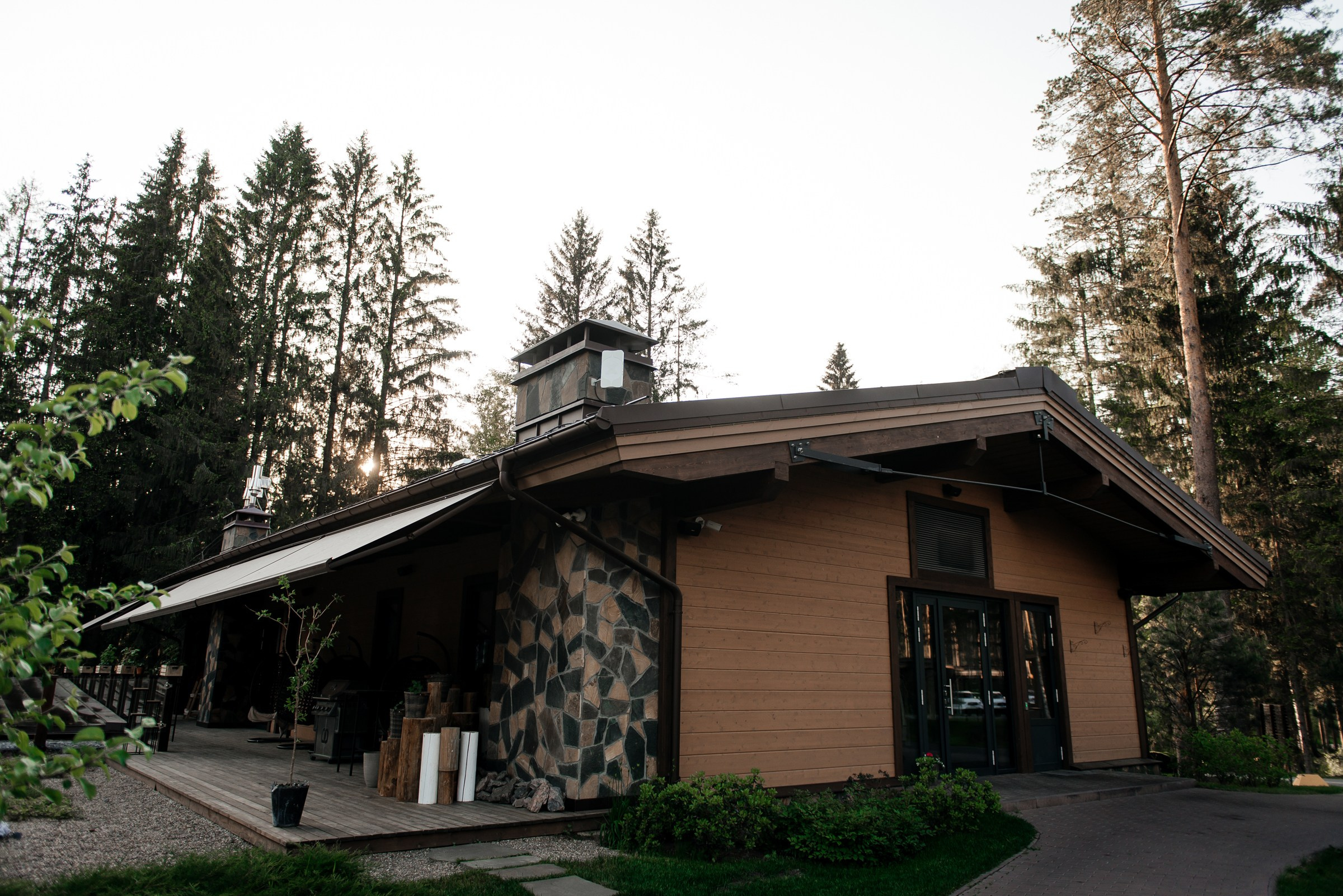 свадебный ужин в ресторане Чаща в Охта парке