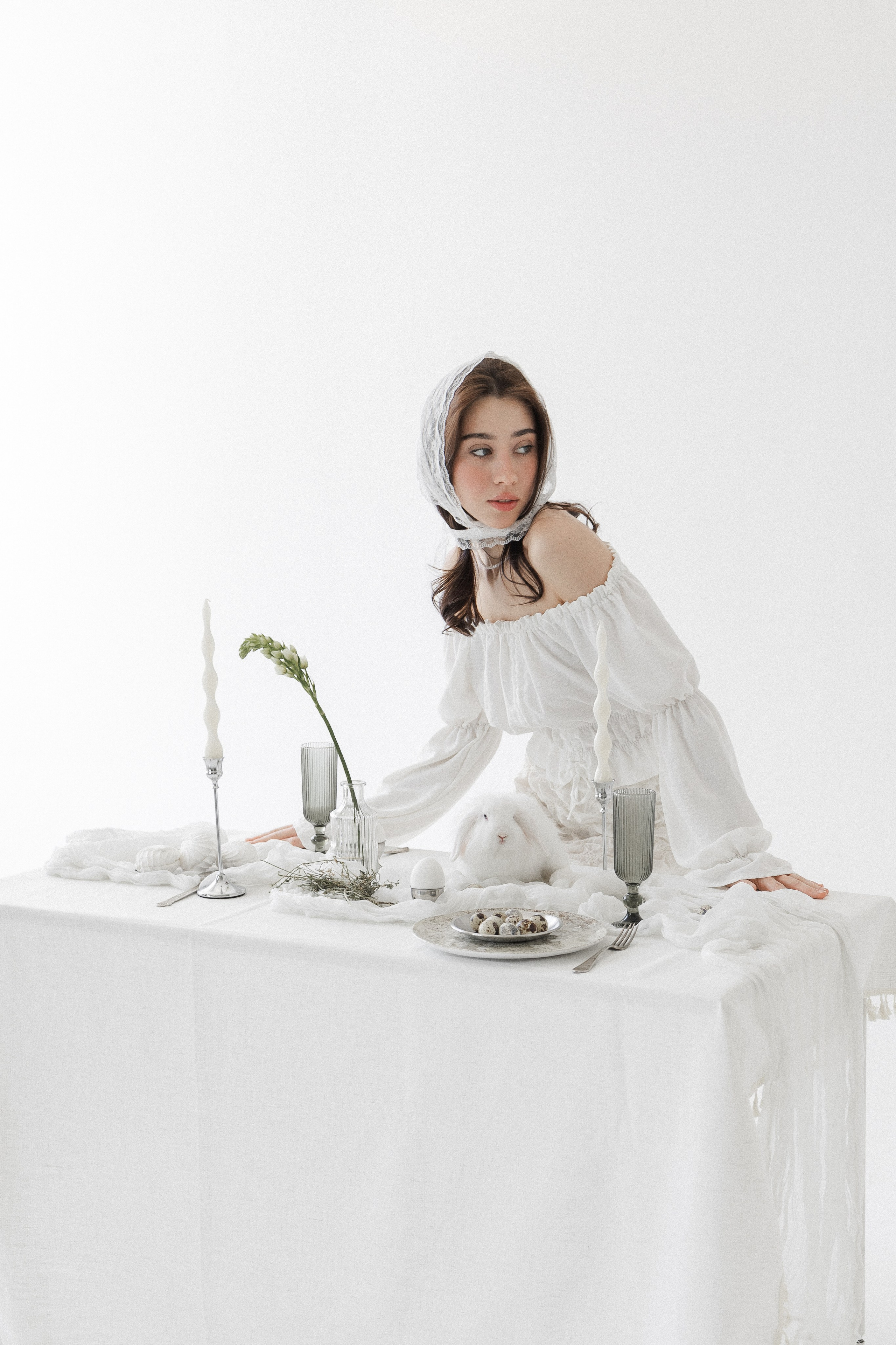 Творческая съемка к Пасхе с кроликом. Главная