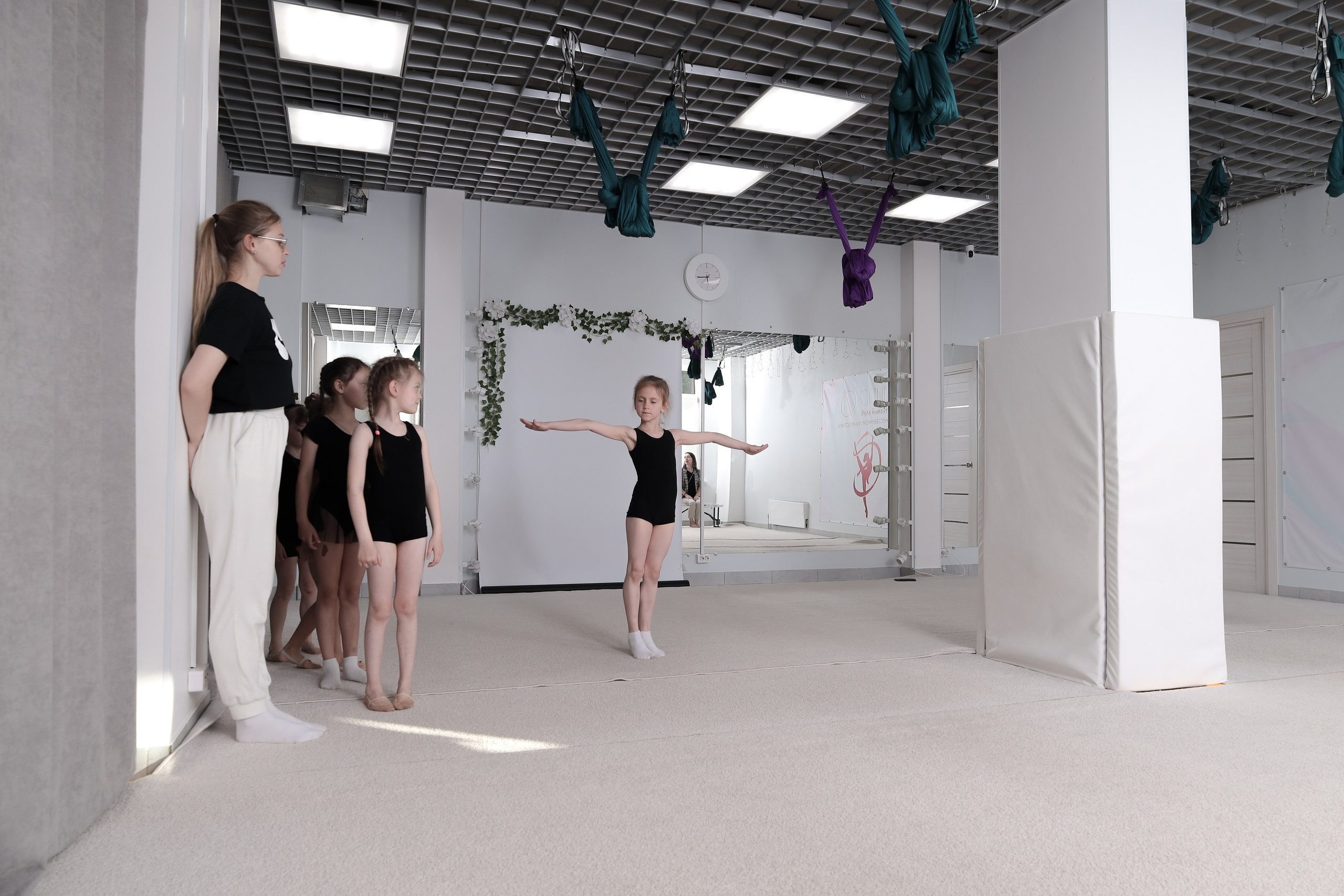 Открытый урок гимнастика. Фотограф Надршина Лилия