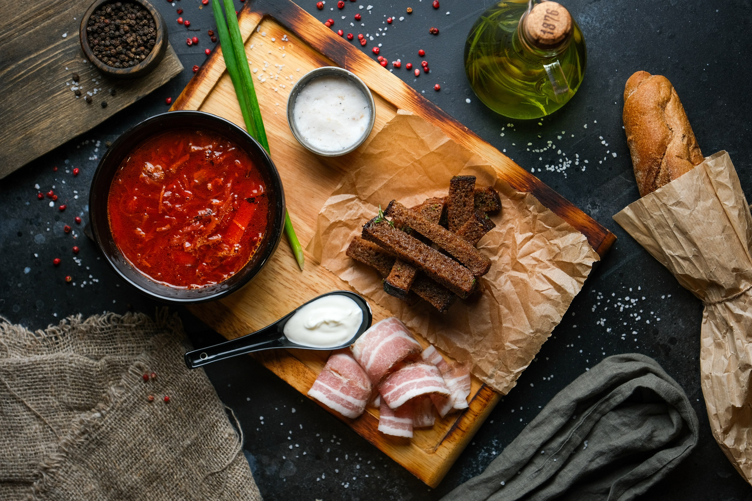 Фотосъемка еды в ресторане