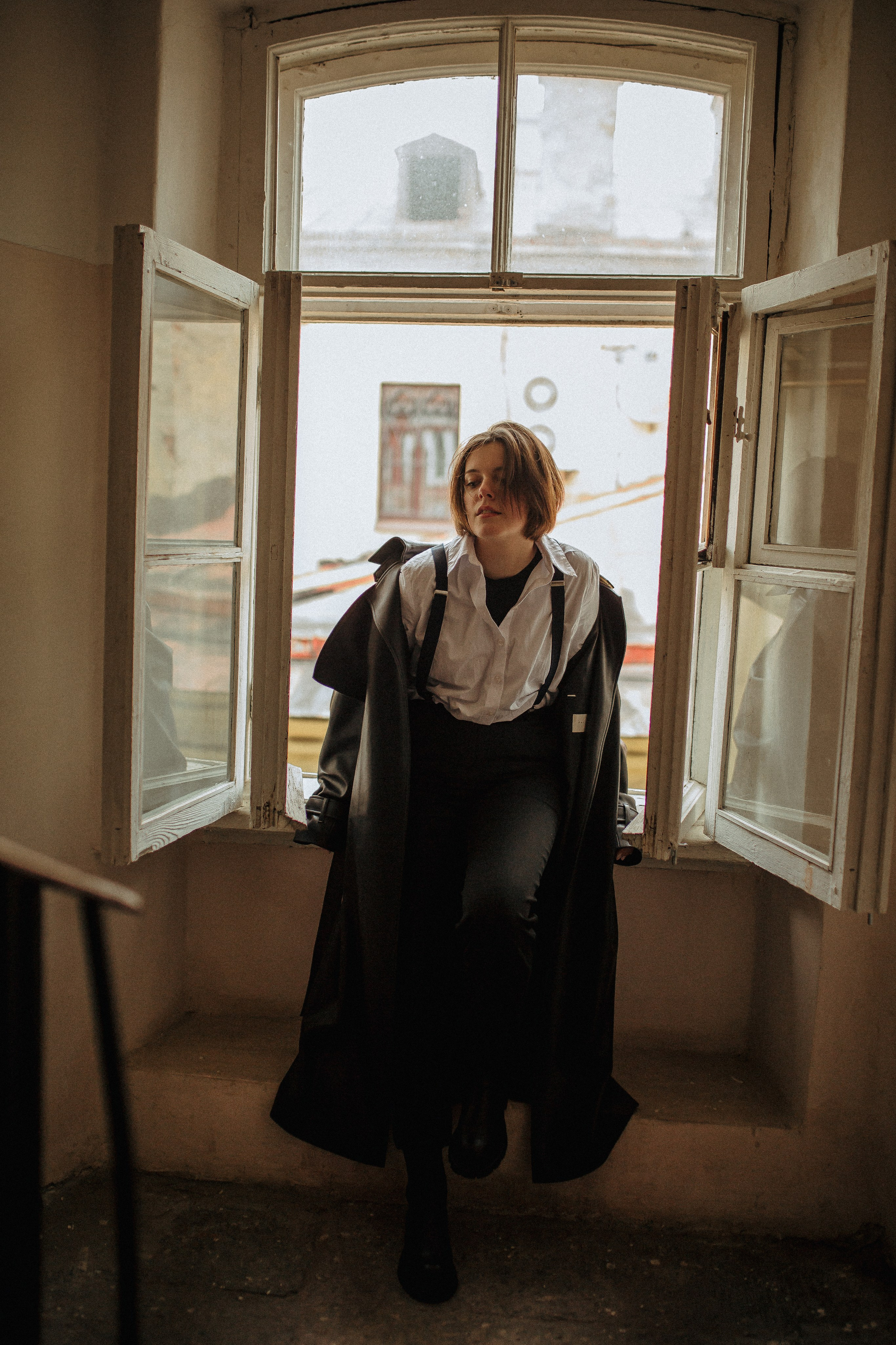 Анна на крышах Питера. Семейный и Свадебный фотограф в Санкт-Петербурге Плохая Екатерина