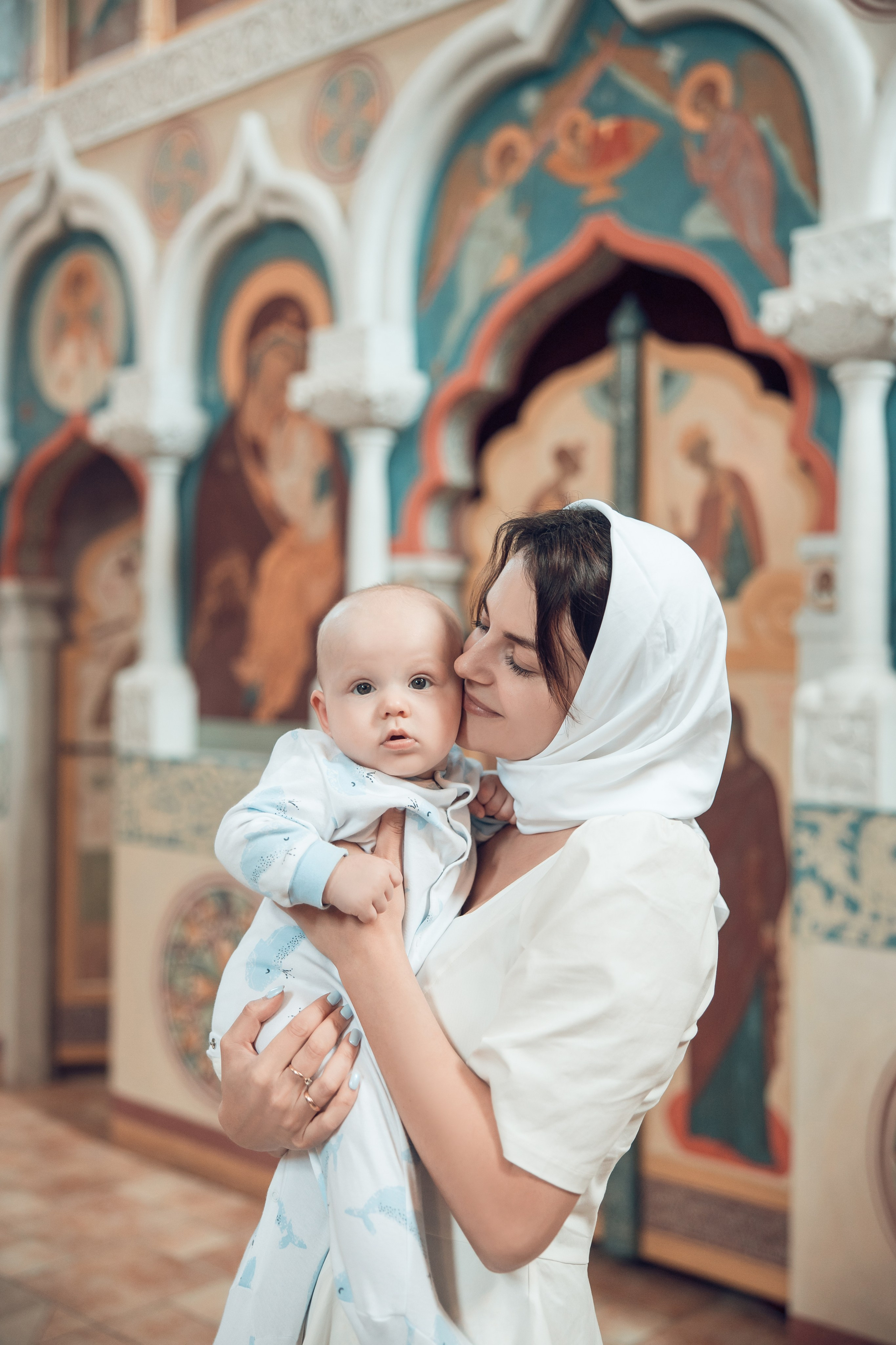 Таинство Крещения Василия. Храм в честь иконы «Всецарица». Семейный фотограф в Рязани и Рязанской области