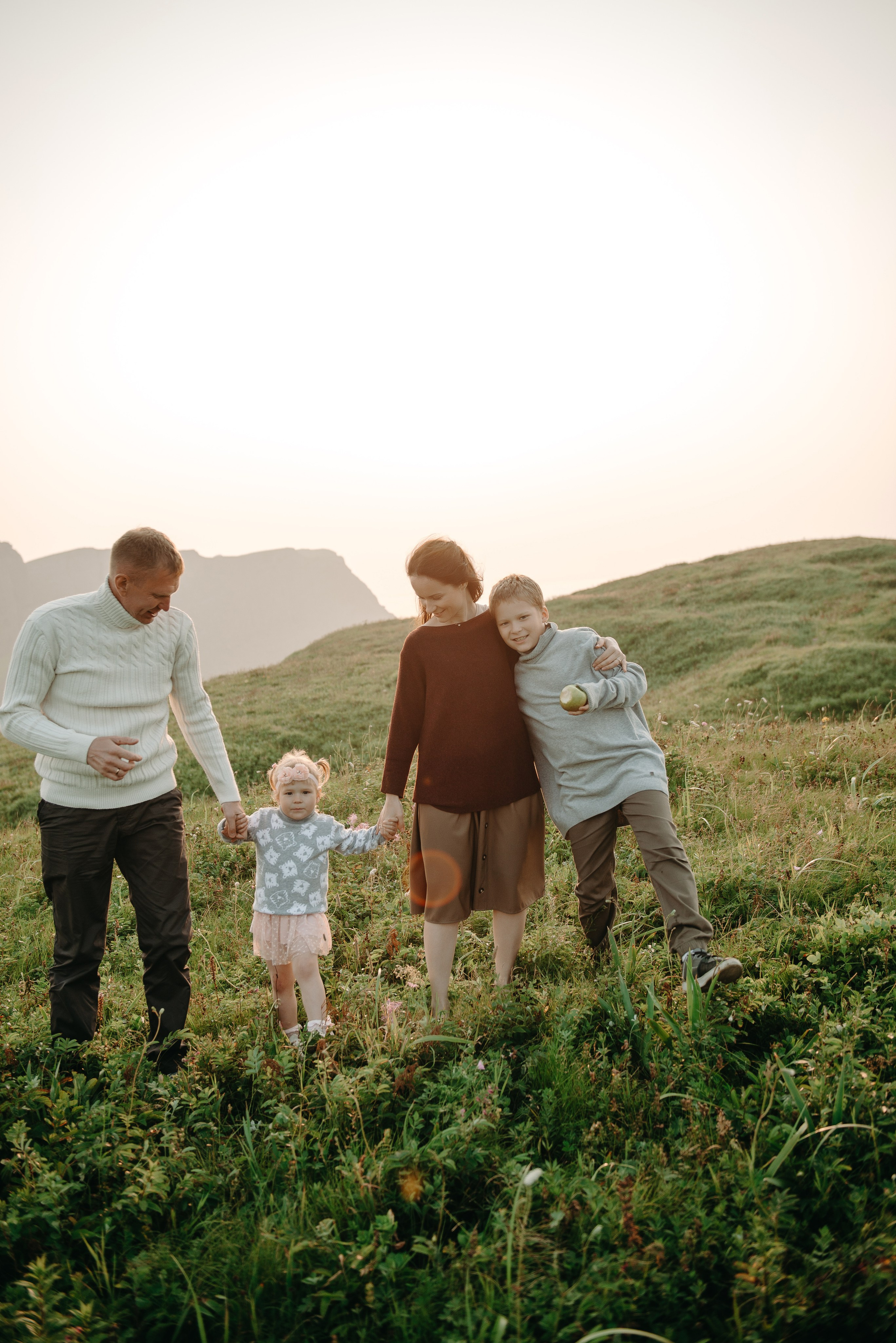 Семья Матвеевых. Ирина Метелица фотограф на Шикотане