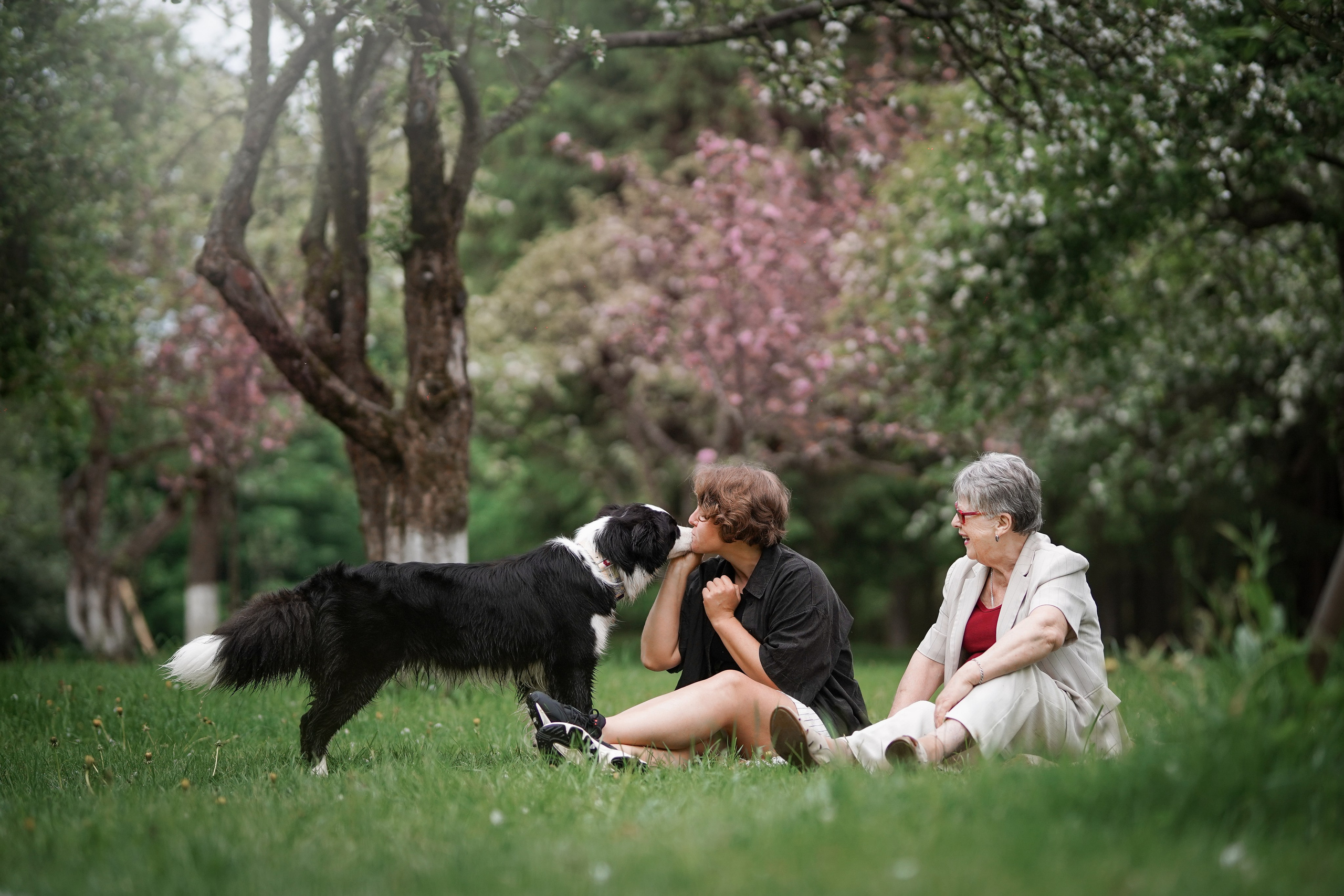 Юля, ее мама и Груша. Фотограф-анималист в Санкт-Петербурге Яна Мартынова