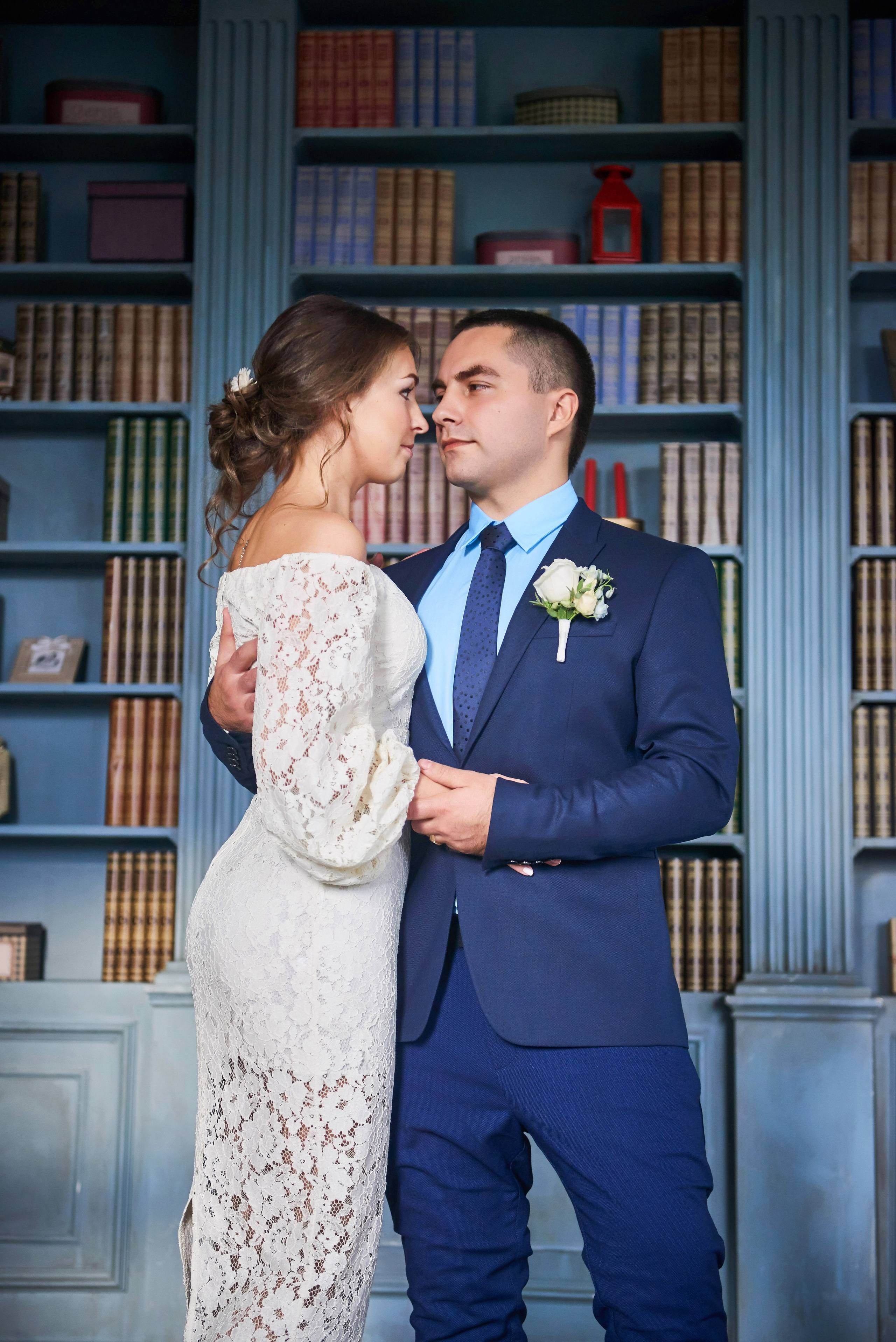 Свадебная фотосессия в студии. Портретный, семейный и свадебный фотограф в Санкт-Петербурге и в Пушкине Ширяев Денис