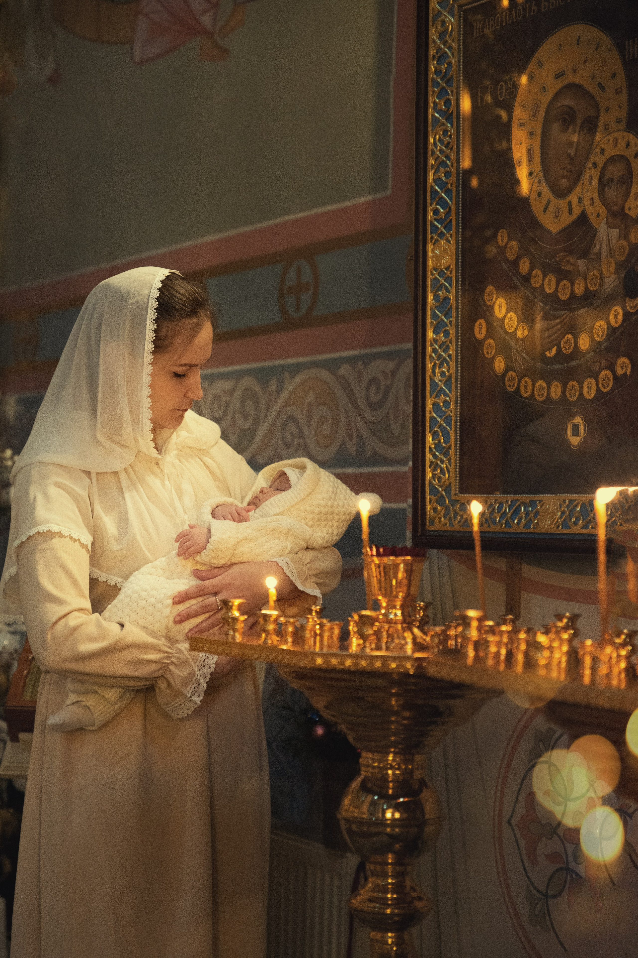 Таинство Крещения Маргариты. Фотограф Таинств Крещения и Венчания в г. Курске