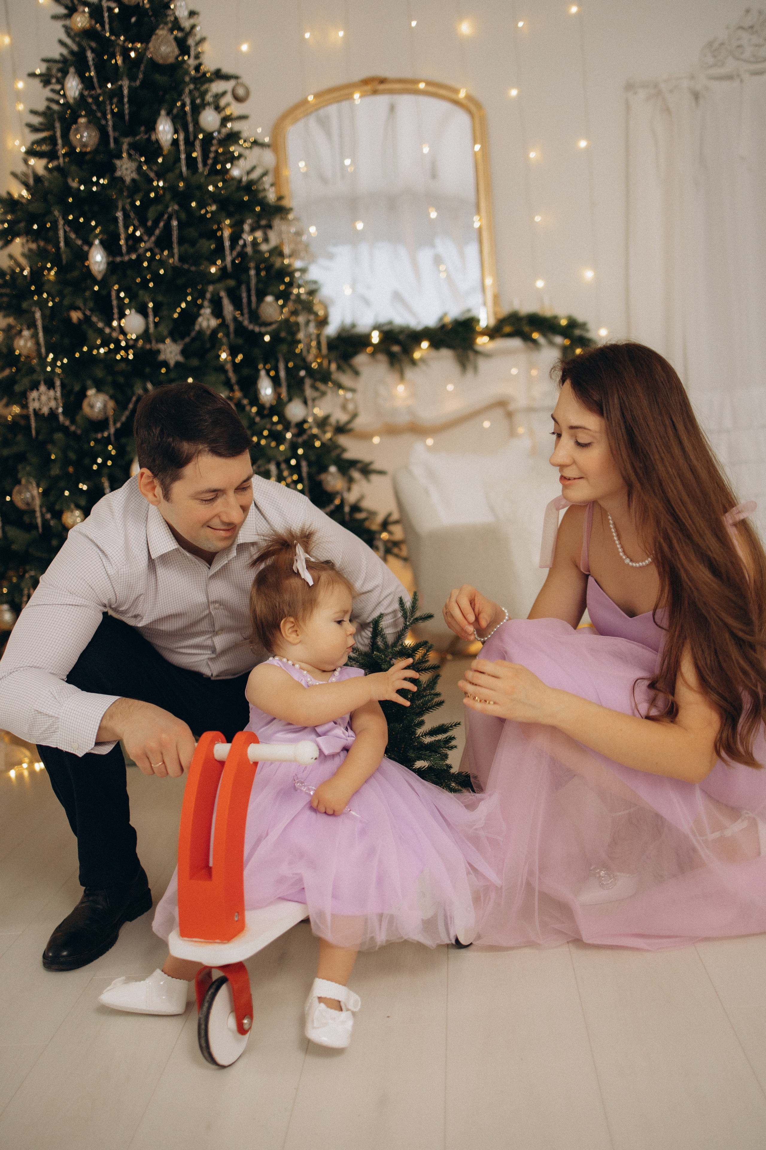 Новый год маленькой Анечки. Семейный фотограф в Москве Анастасия Шалда