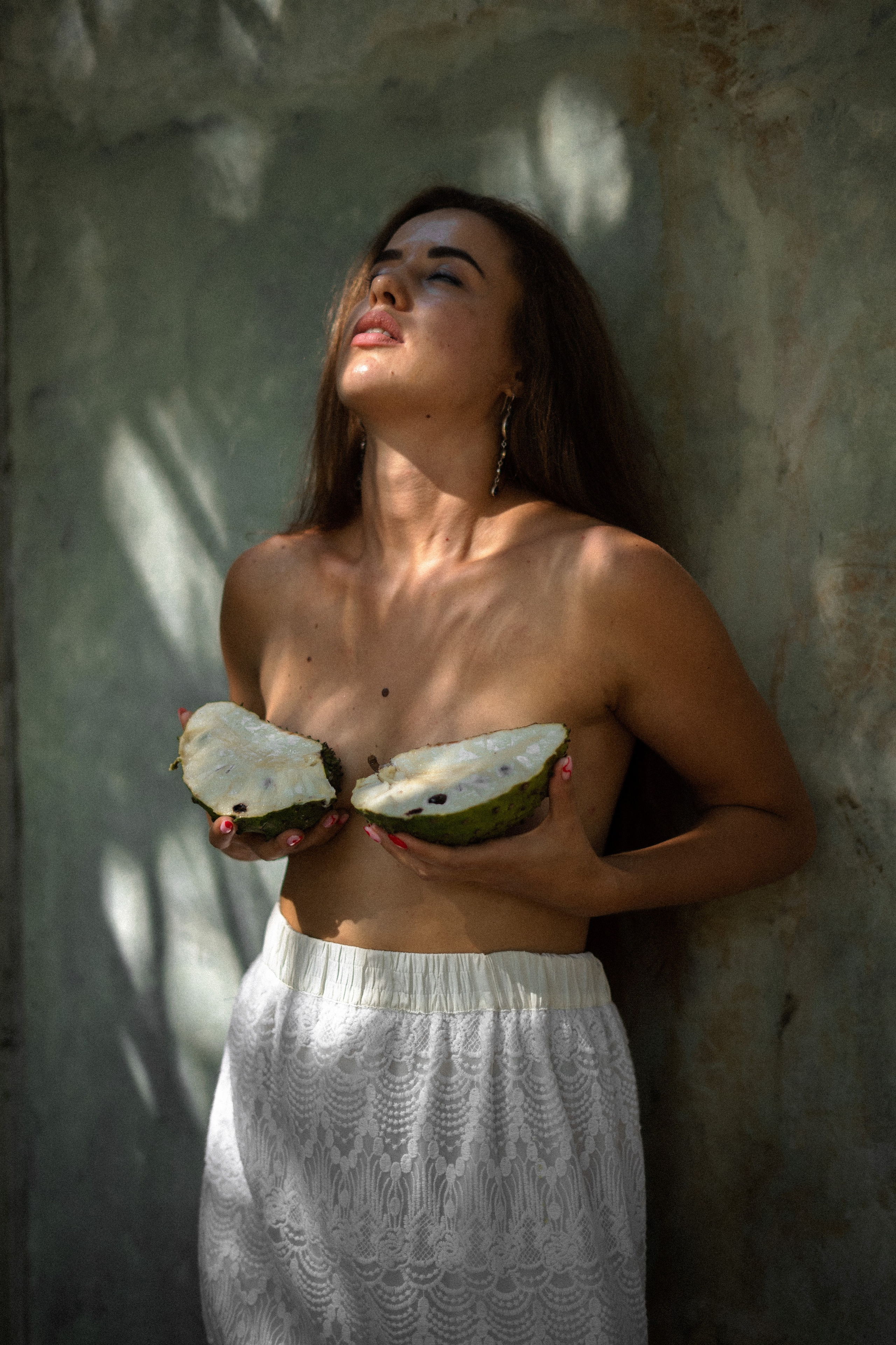 girl with coconuts