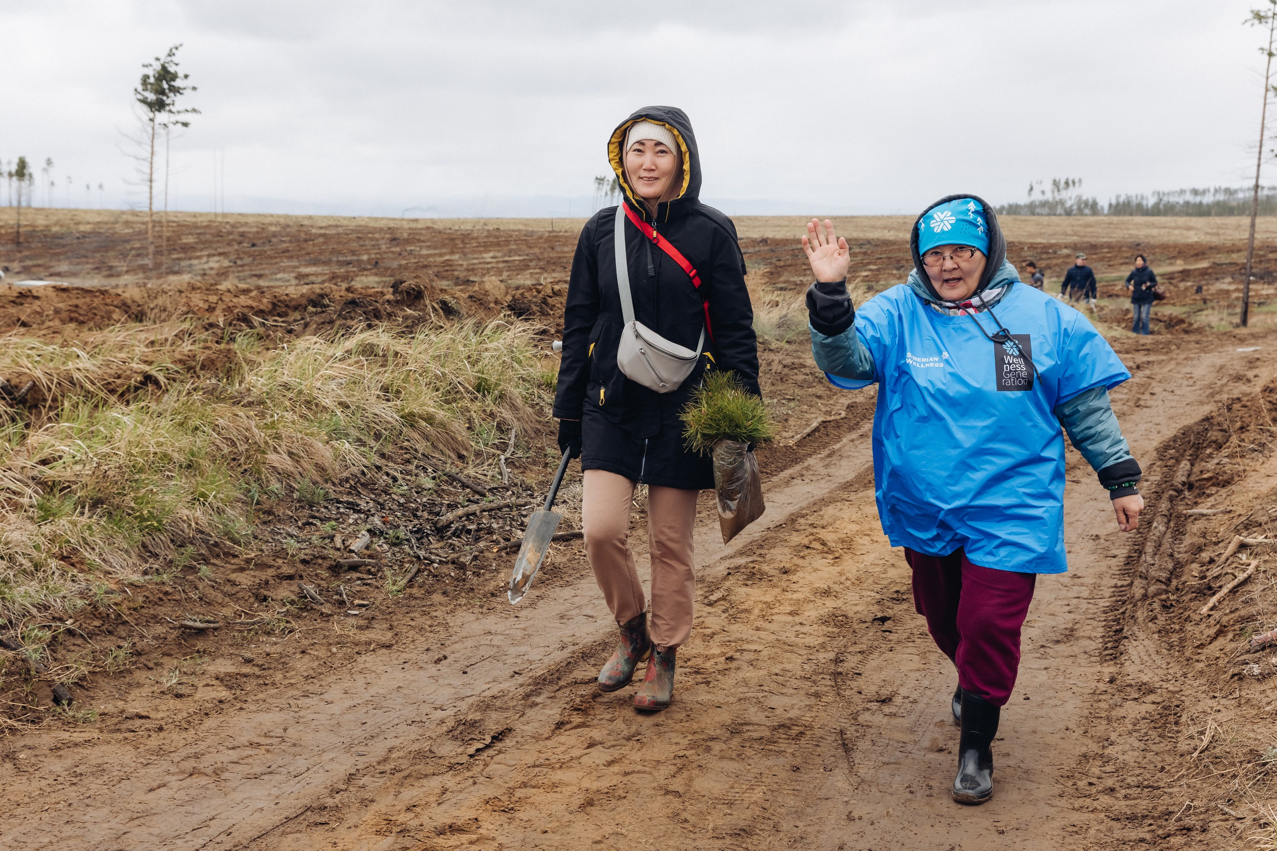 Siberian wellness. Ежегодная акция по посадке деревьев. Свадебный и семейный фотограф в Улан-Удэ