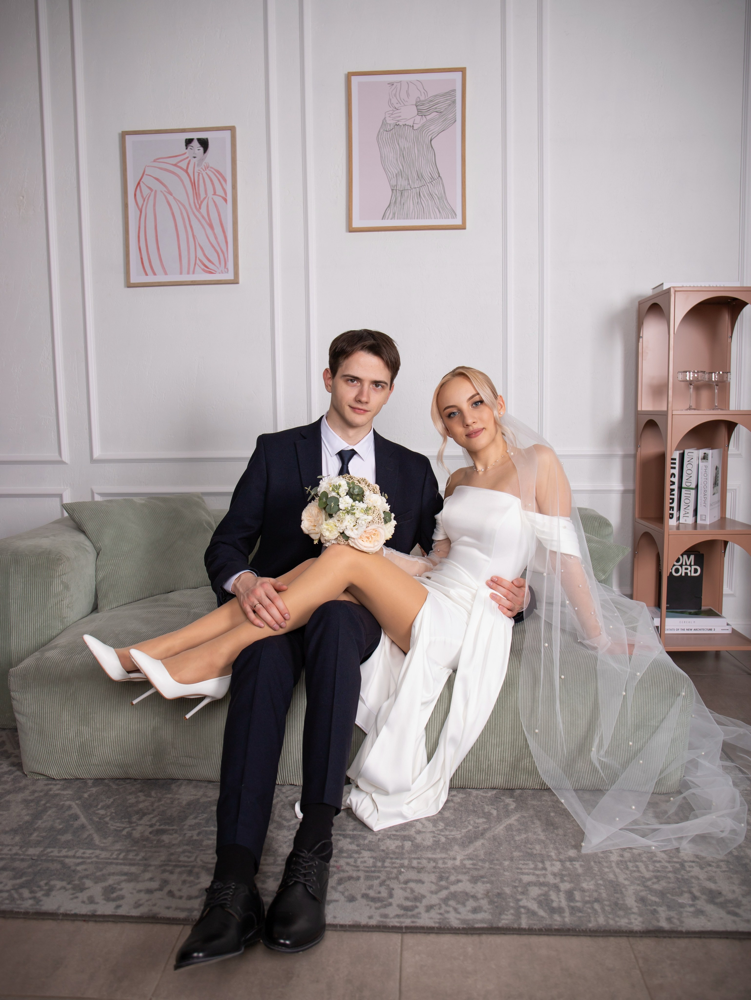 Илья&София (ЗАГС, прогулка, фотостудия). Свадебный и семейный фотограф в Москве Мила Широких