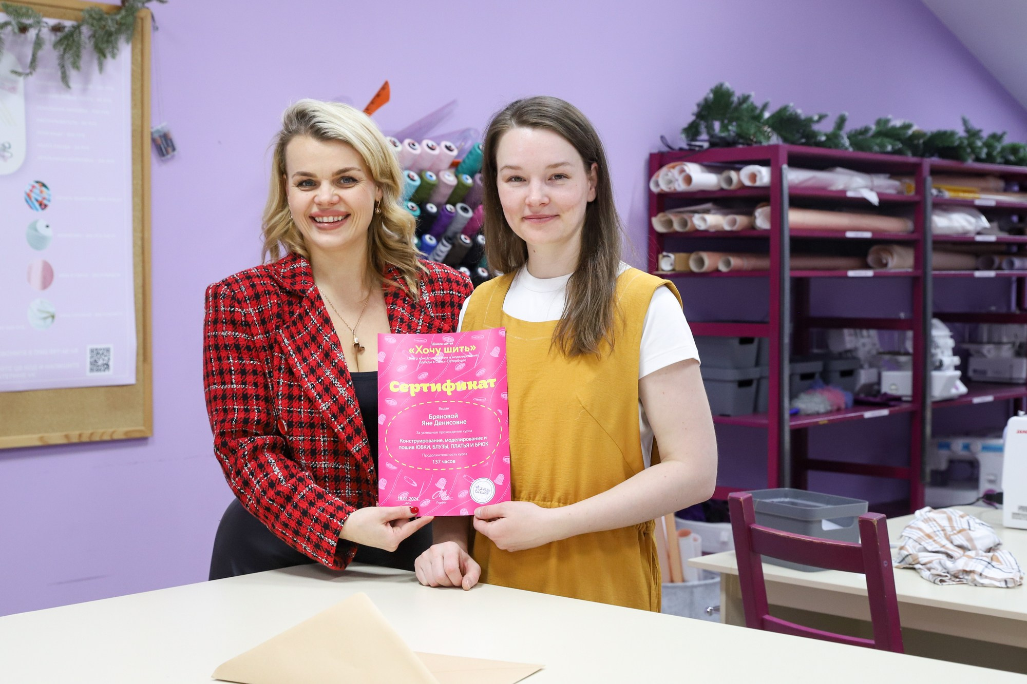 Школа шитья «Хочу шить». Фотограф Дарья Попова