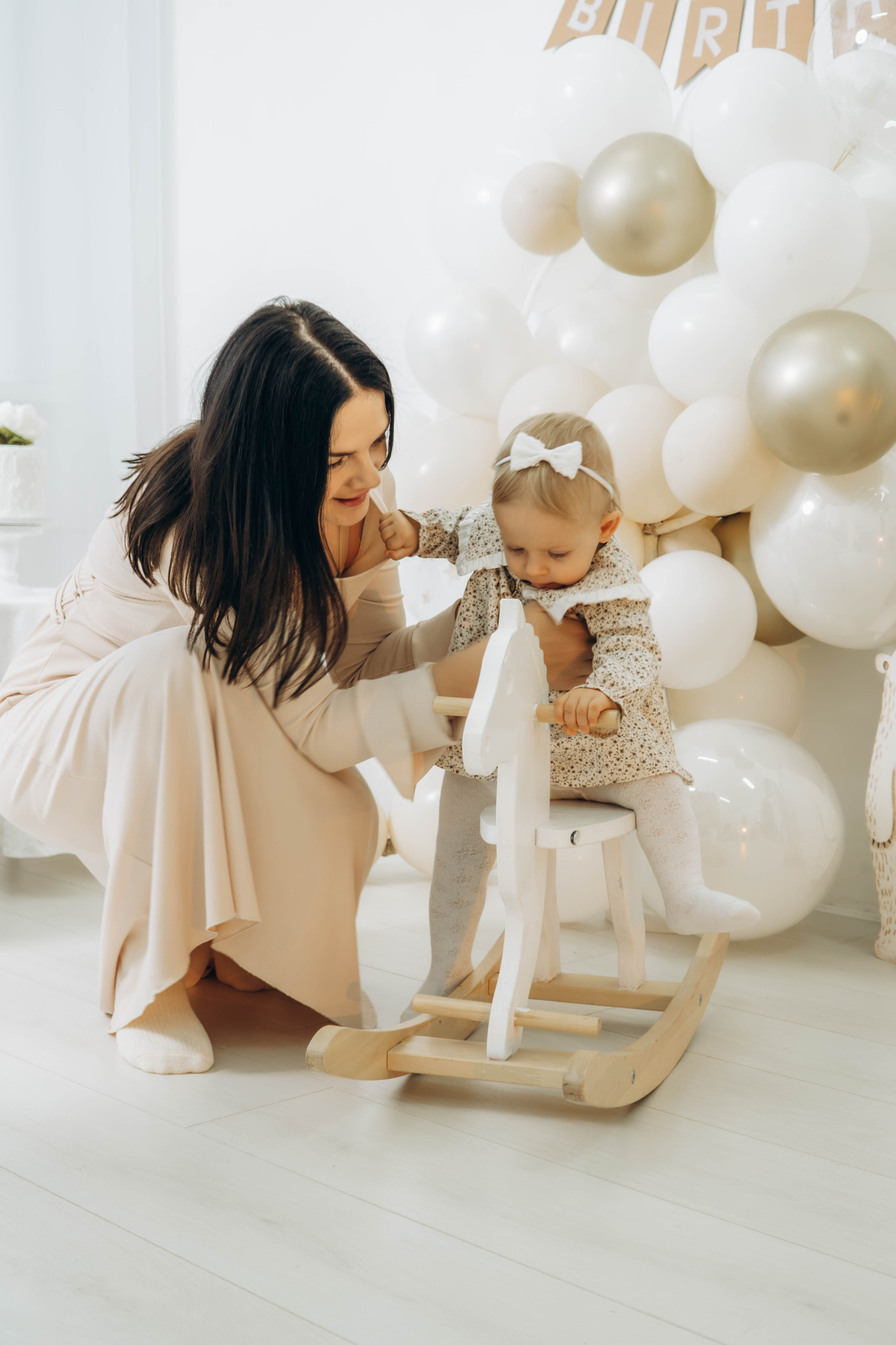 Съемка на годик малышки. Студия «LuLu». Фотограф Москва Валерия Веденина