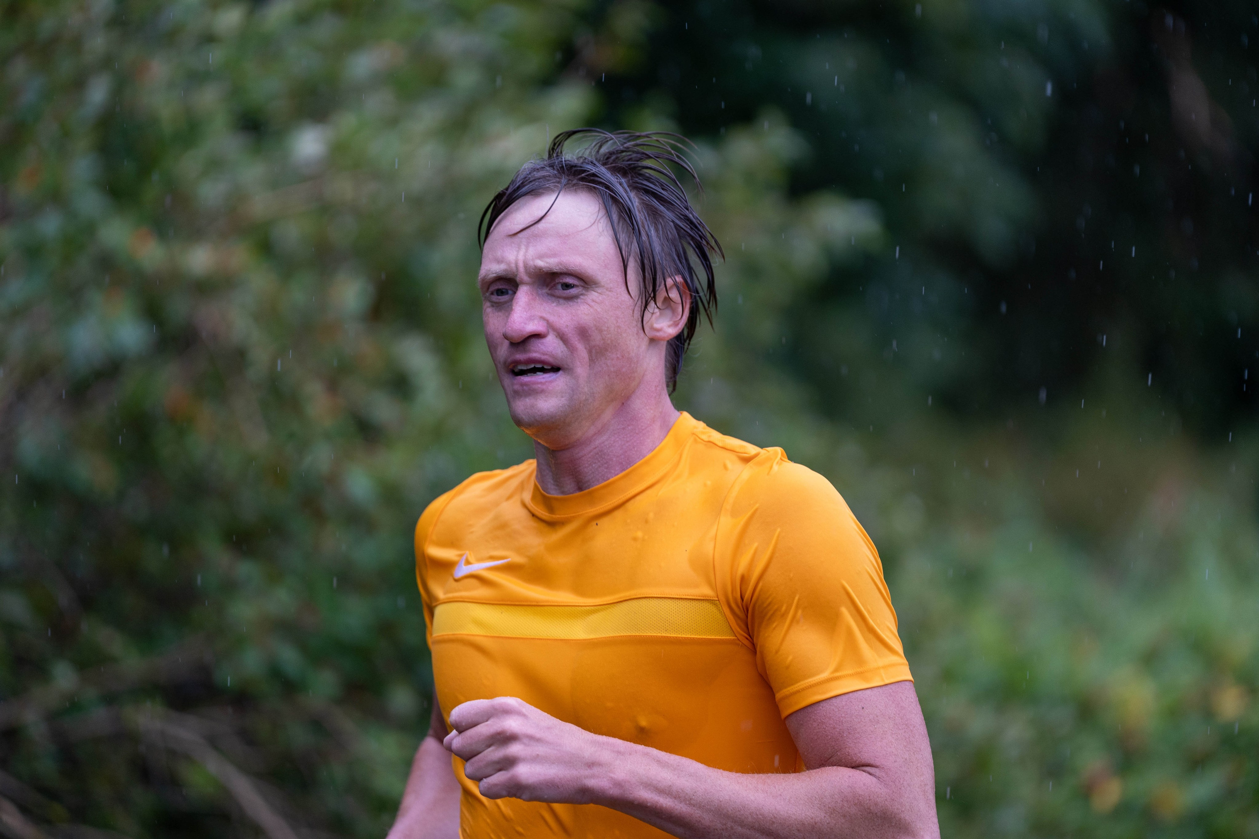 Спортивный фотограф Санкт-Петербург запечатлел бегуна на забеге «5 вёрст»