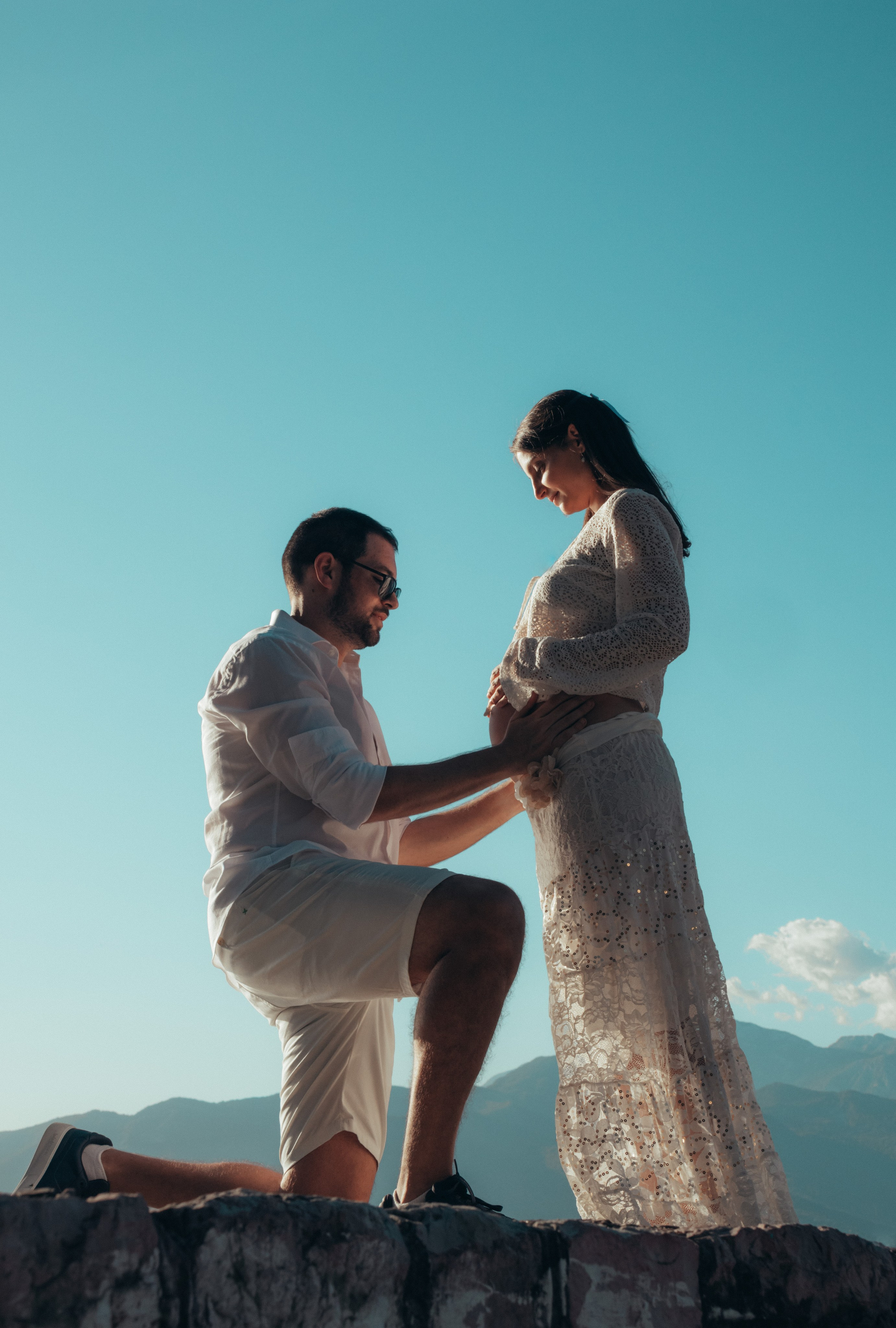 Anticipating a miracle with Revital & Liad. Portrait photographer in Tivat Montenegro Katerina Kirsanova