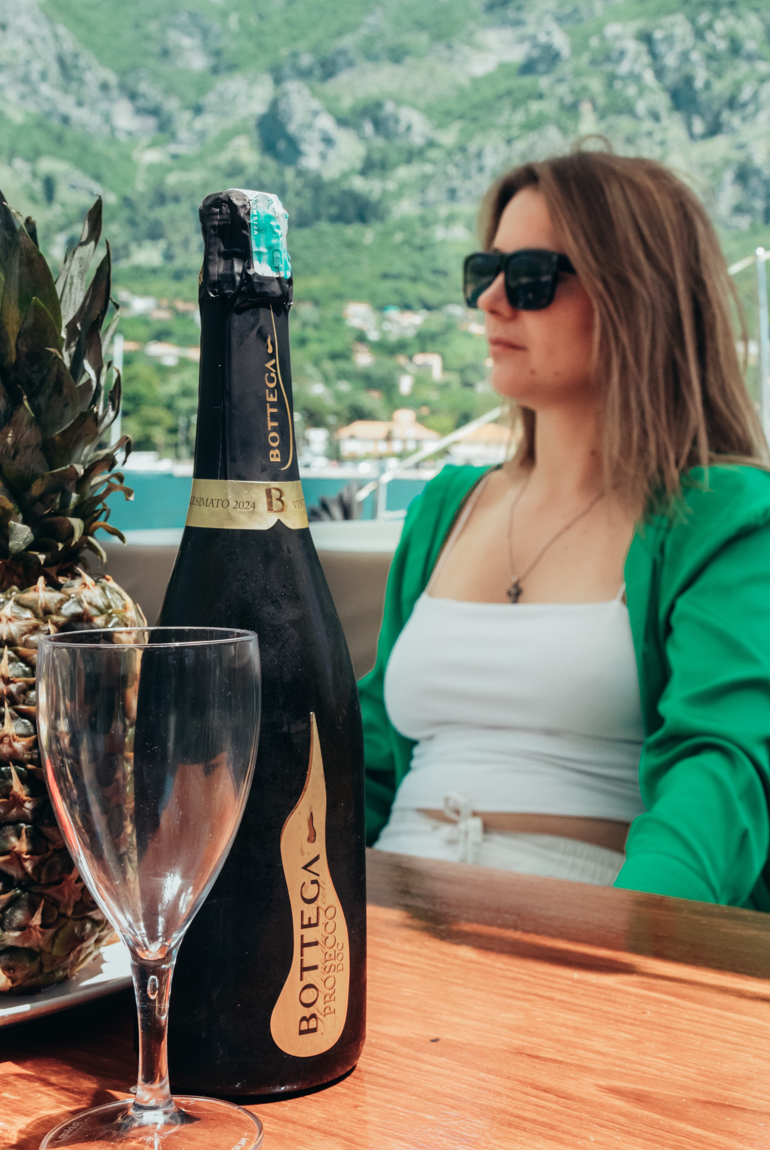 Boat tour with Anna, Roman and Tim. Portrait photographer in Tivat Montenegro Katerina Kirsanova