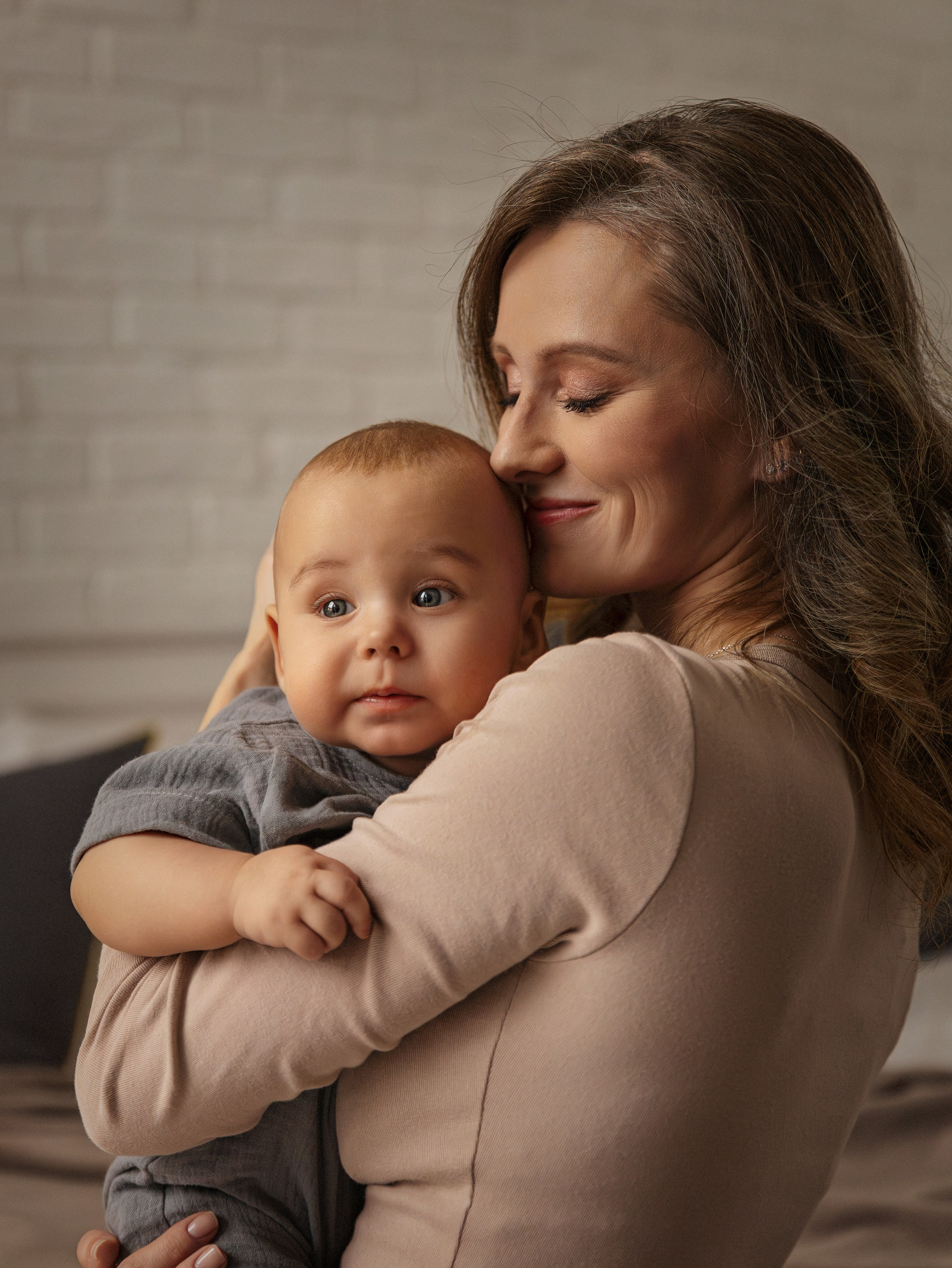 Семейная фотосессия дома. Семейный фотограф в Москве Трубинова Екатерина