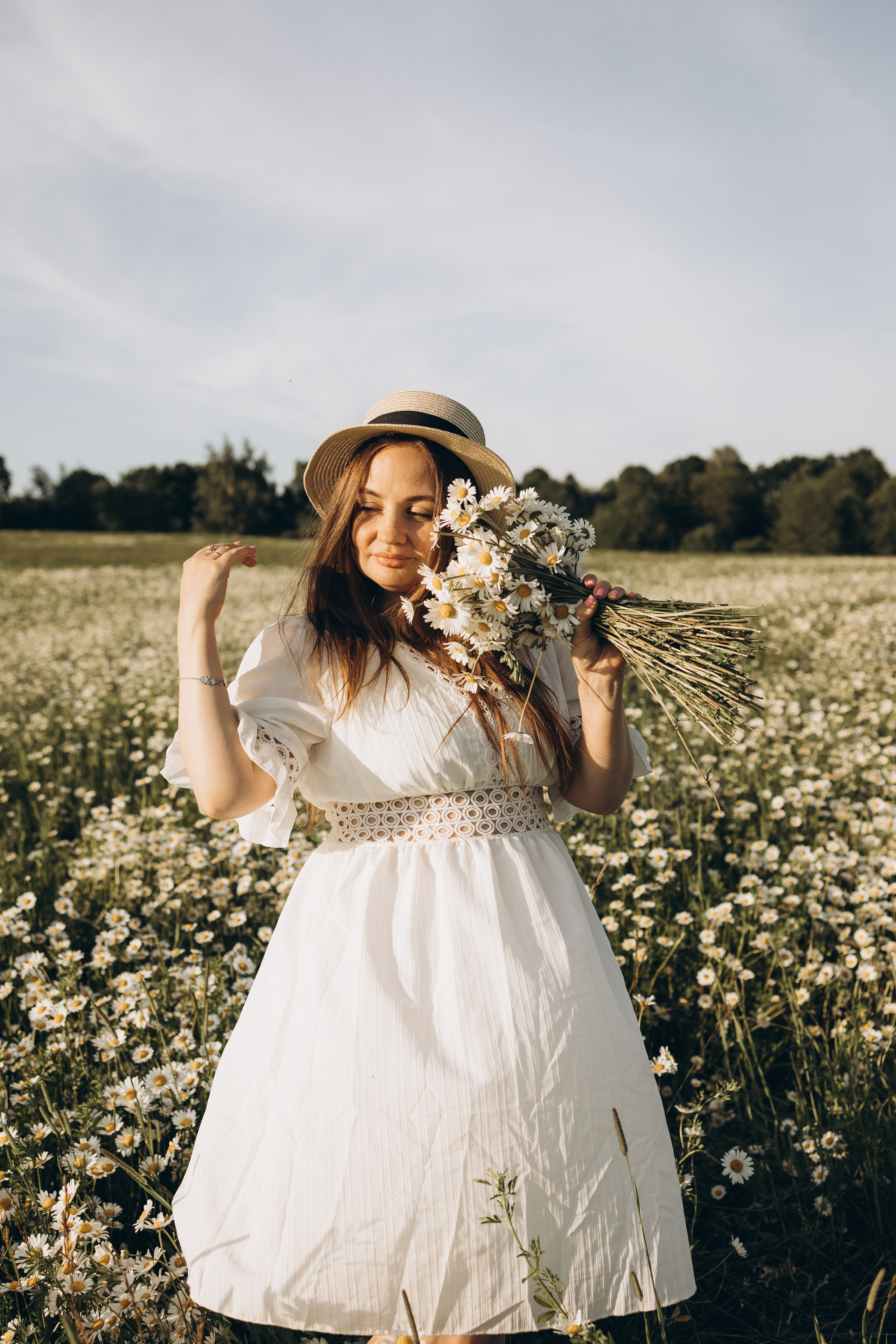 Маша и ромашки. Семейный фотограф в Москве Виктория Ястребинская