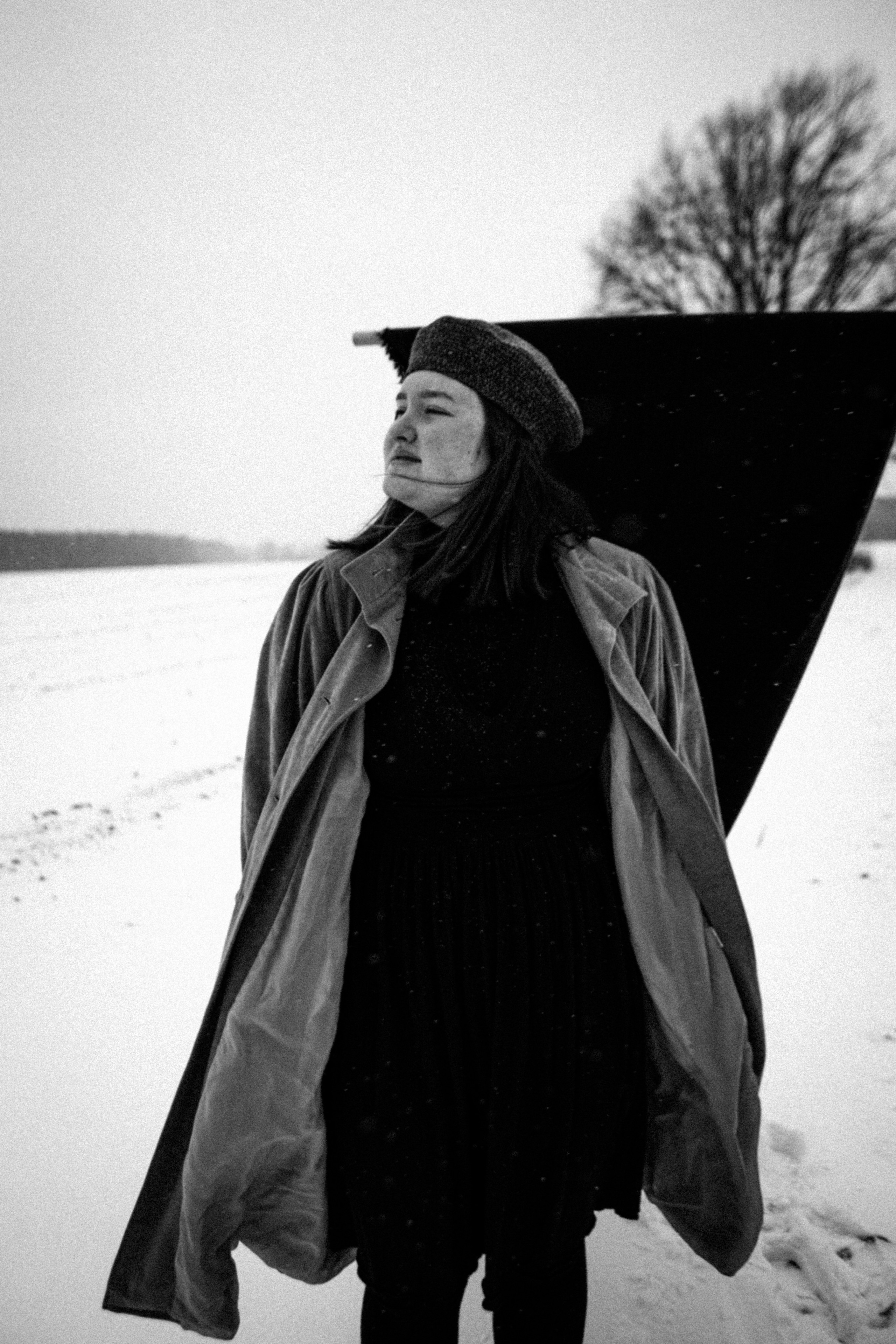 Олеся. Зимнее поле. Фотограф в Нижнем Новгороде