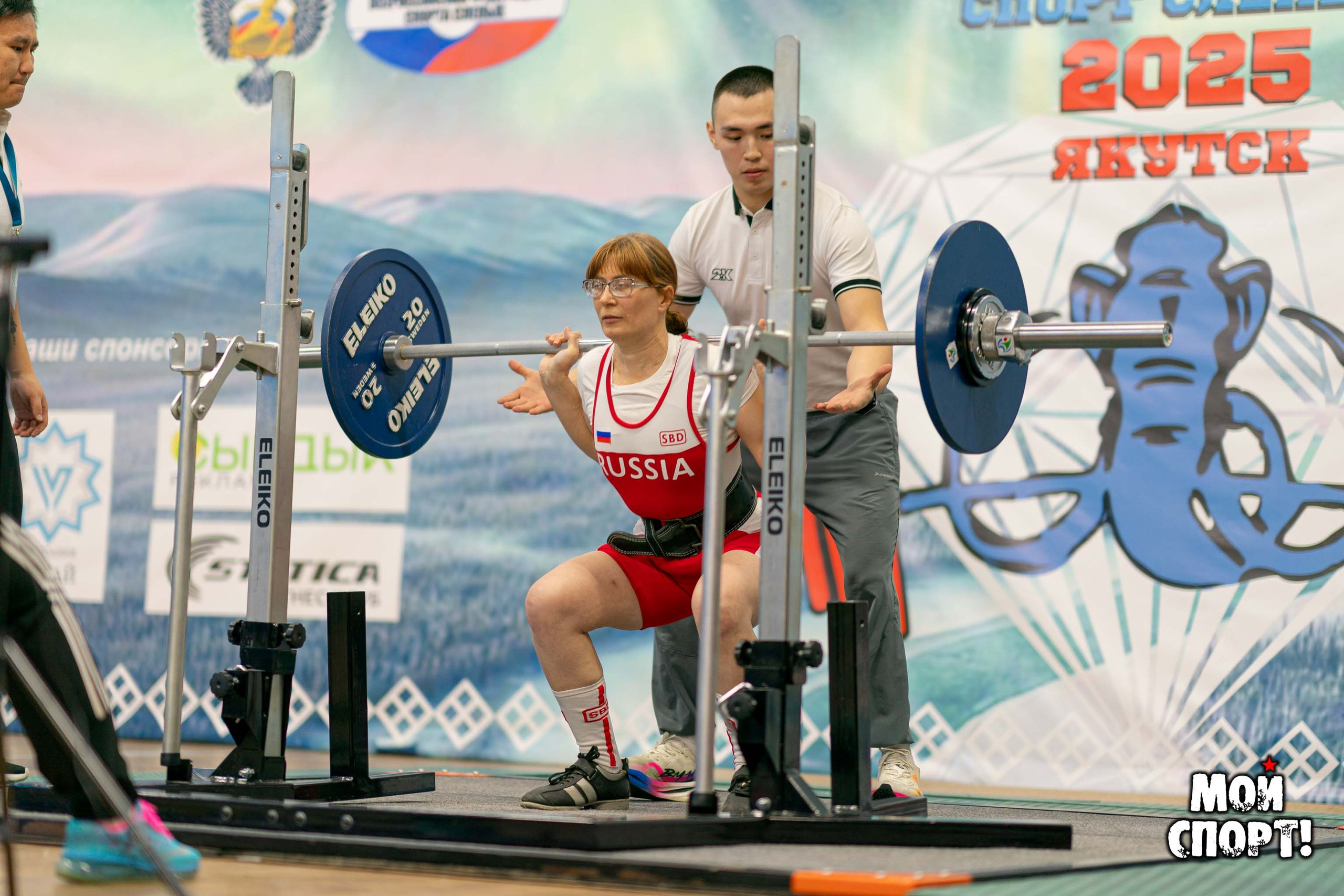 Чемпионат России по пауэрлифтигу 2025. Спорт слепых. Студия «Мой Спорт!» — все о спорте в Якутии