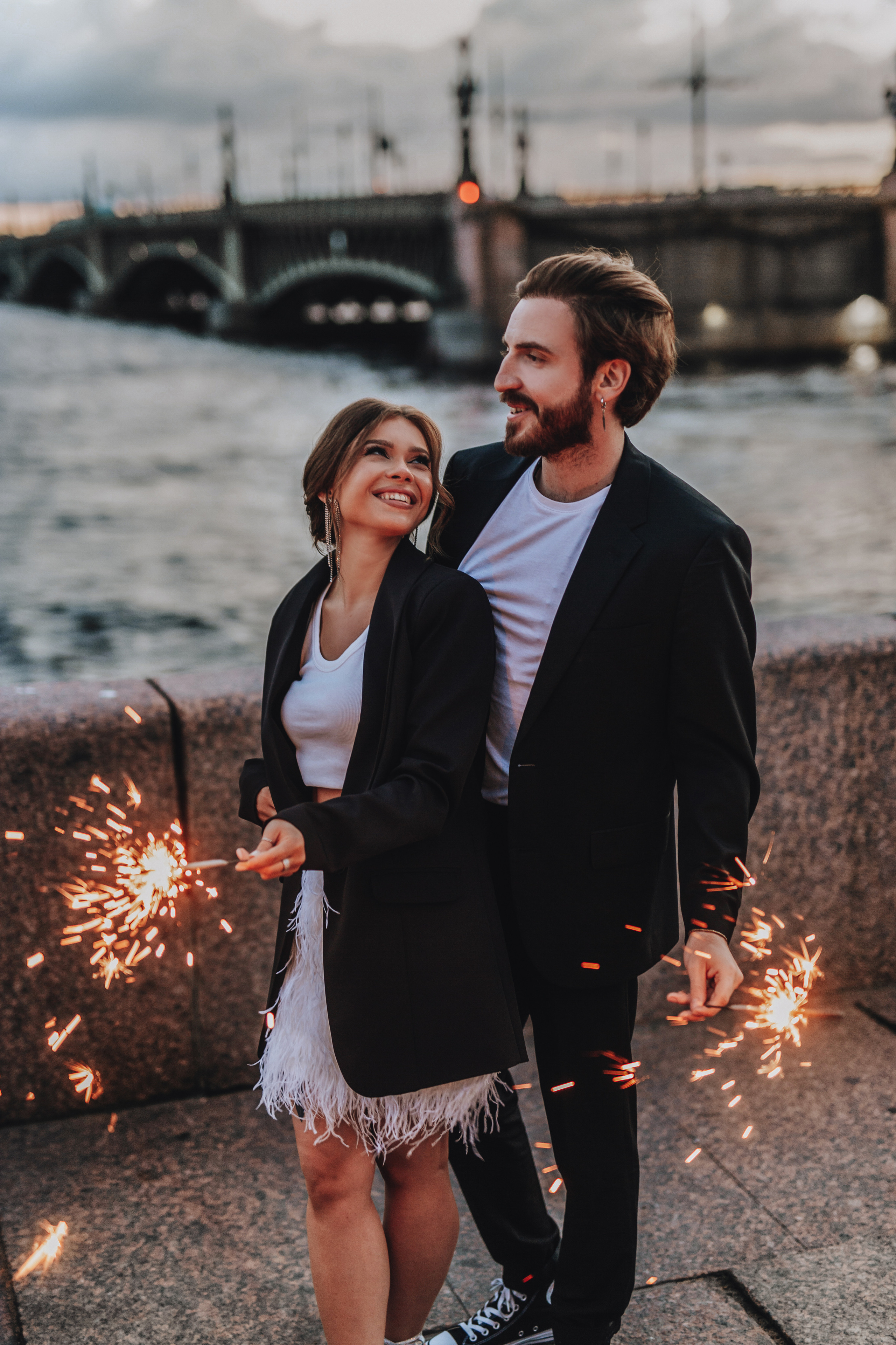 Разведение мостов. Свадебный фотограф в Санкт-Петербурге