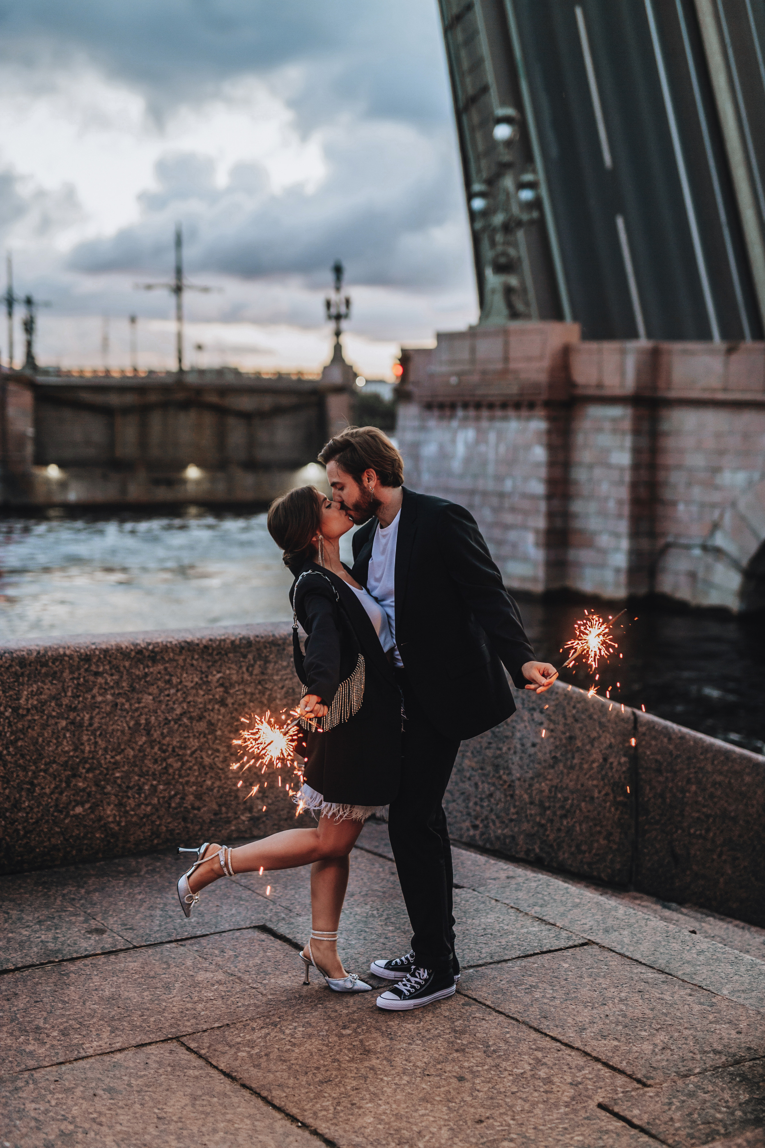 Разведение мостов. Свадебный фотограф в Санкт-Петербурге