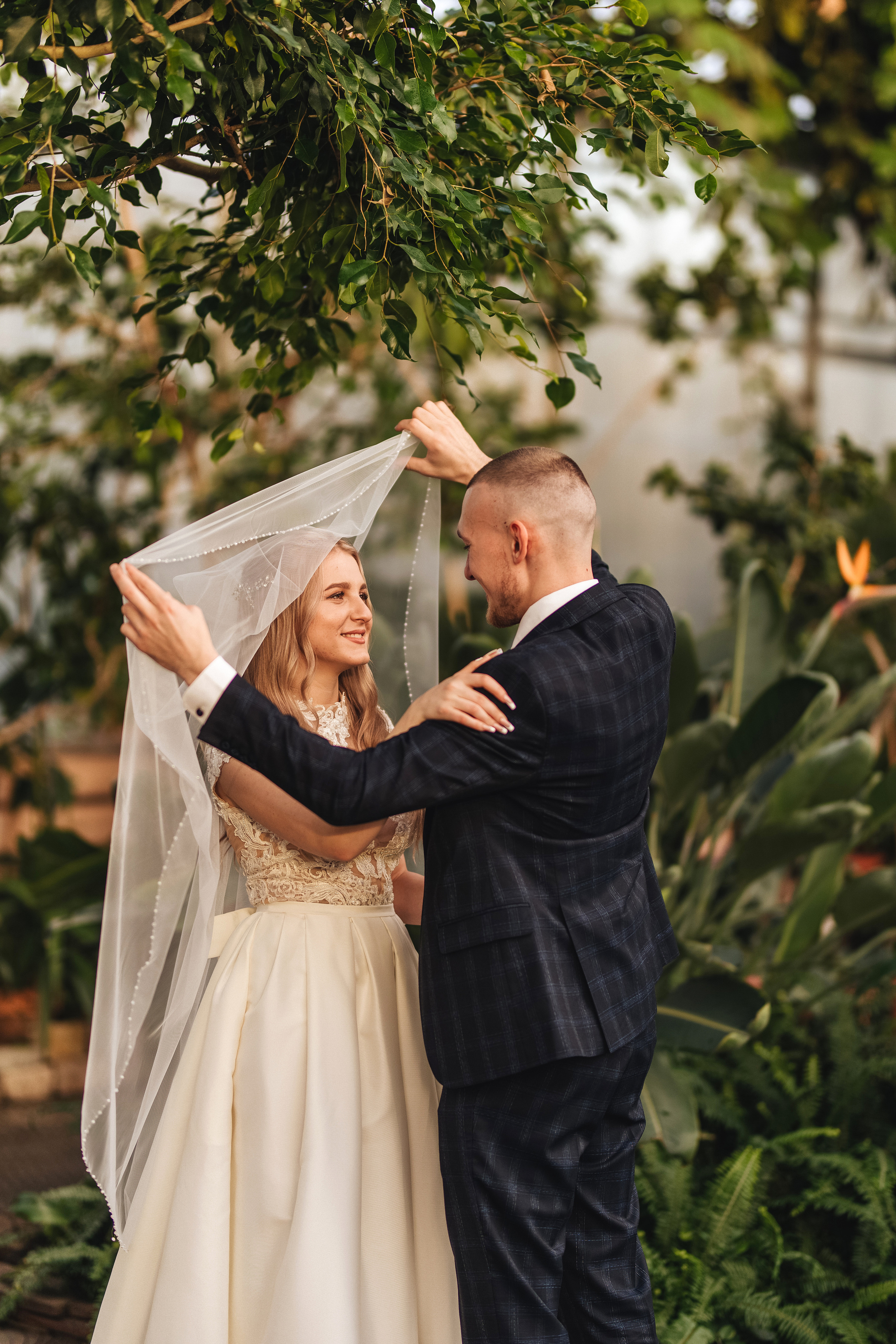 Оранжерея Таврического сада. Свадебный фотограф в Санкт-Петербурге