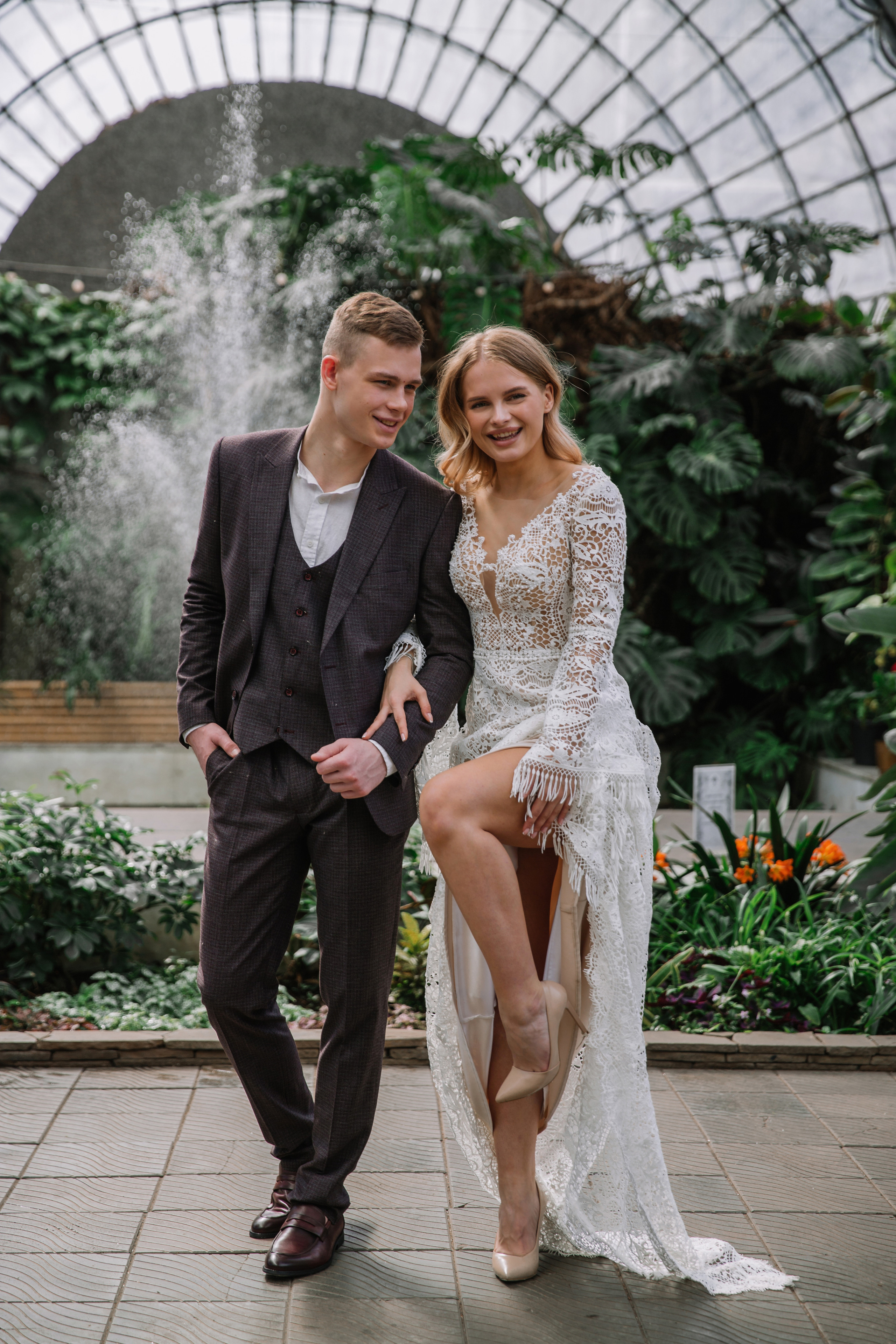 Оранжерея Таврического сада 2. Свадебный фотограф в Санкт-Петербурге