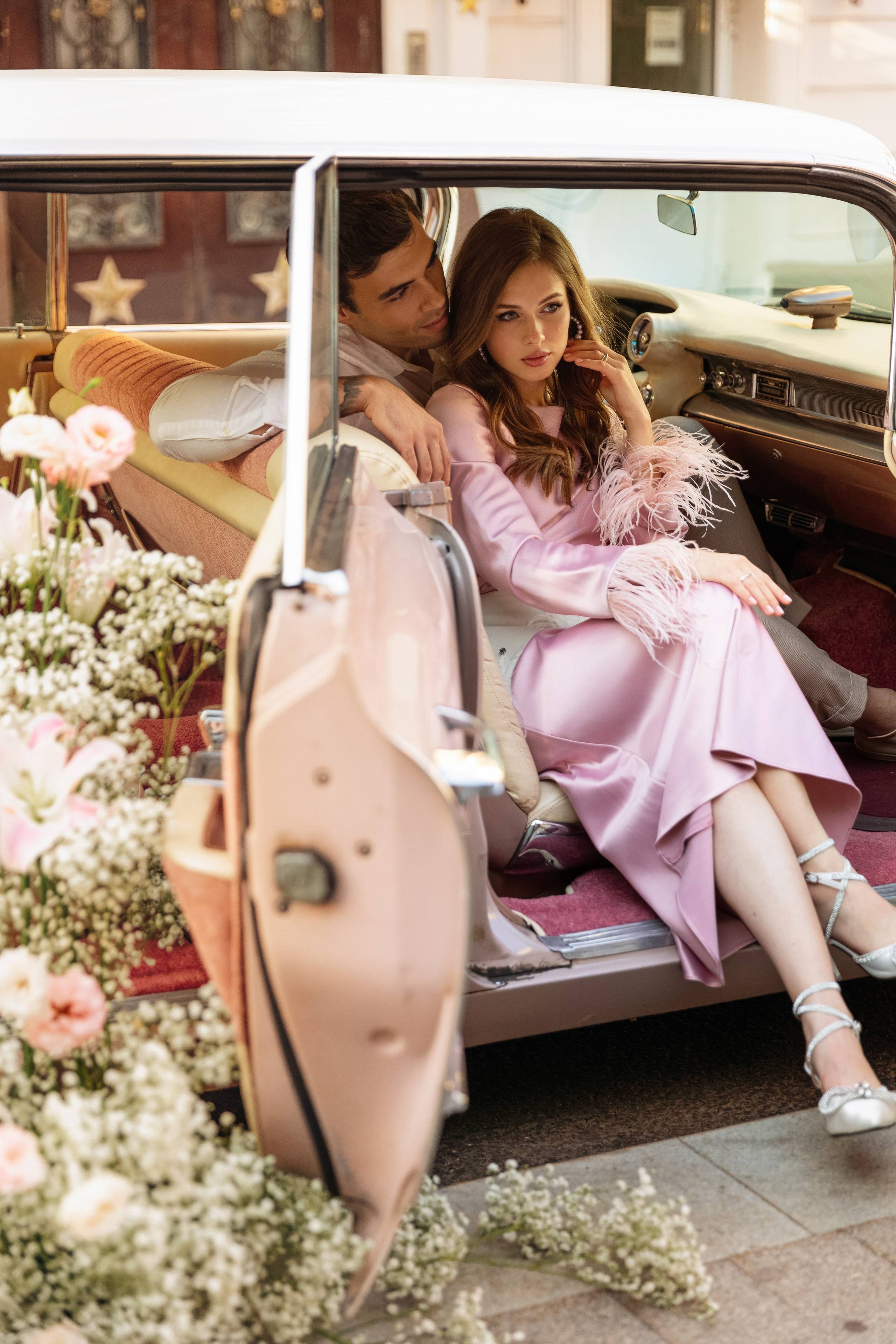 Фотосессия с Кабриолетом. Свадебный фотограф в Санкт-Петербурге