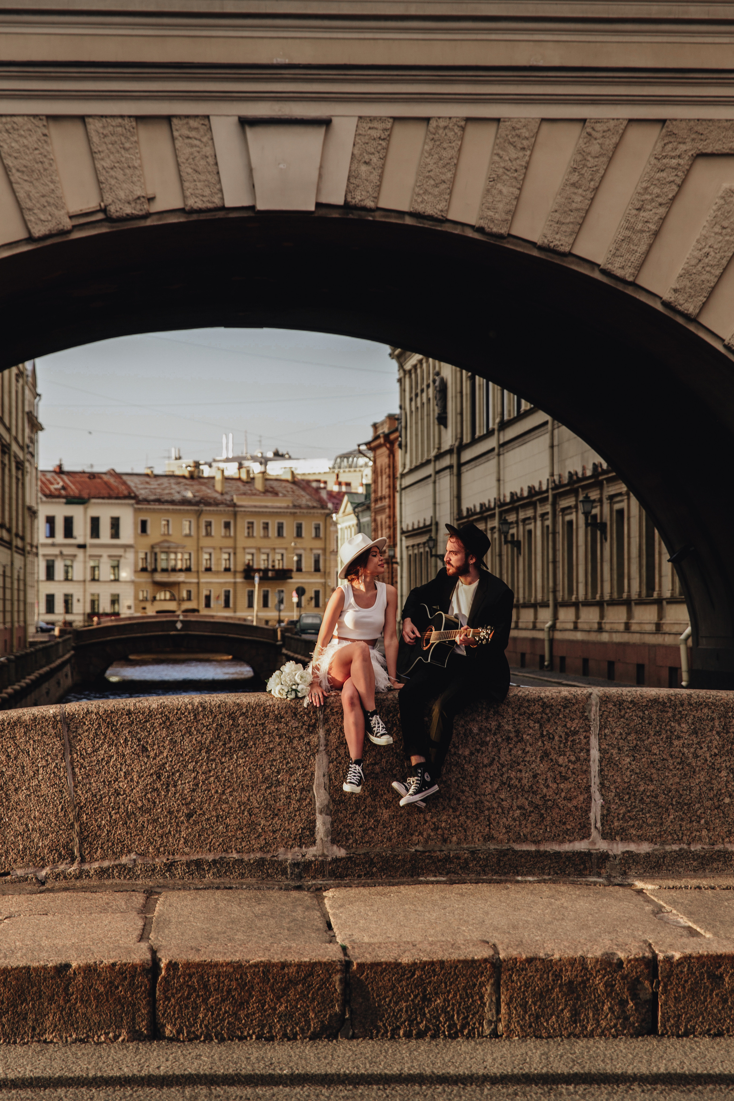 Разведение мостов. Свадебный фотограф в Санкт-Петербурге