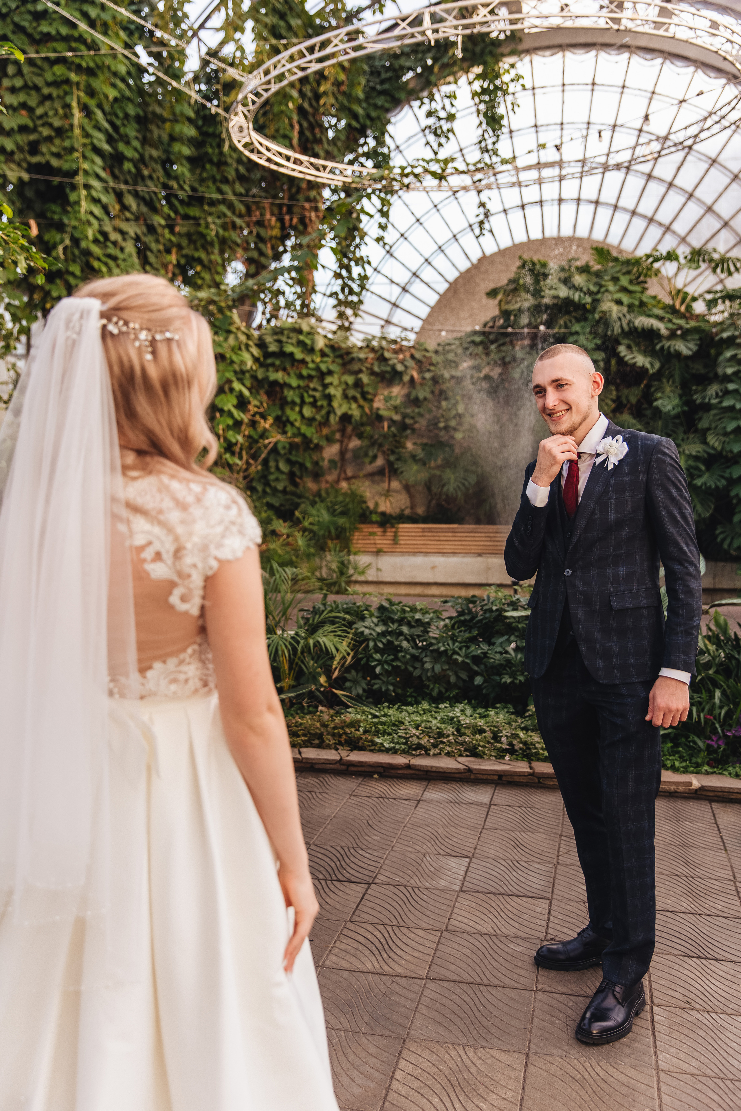 Оранжерея Таврического сада. Свадебный фотограф в Санкт-Петербурге