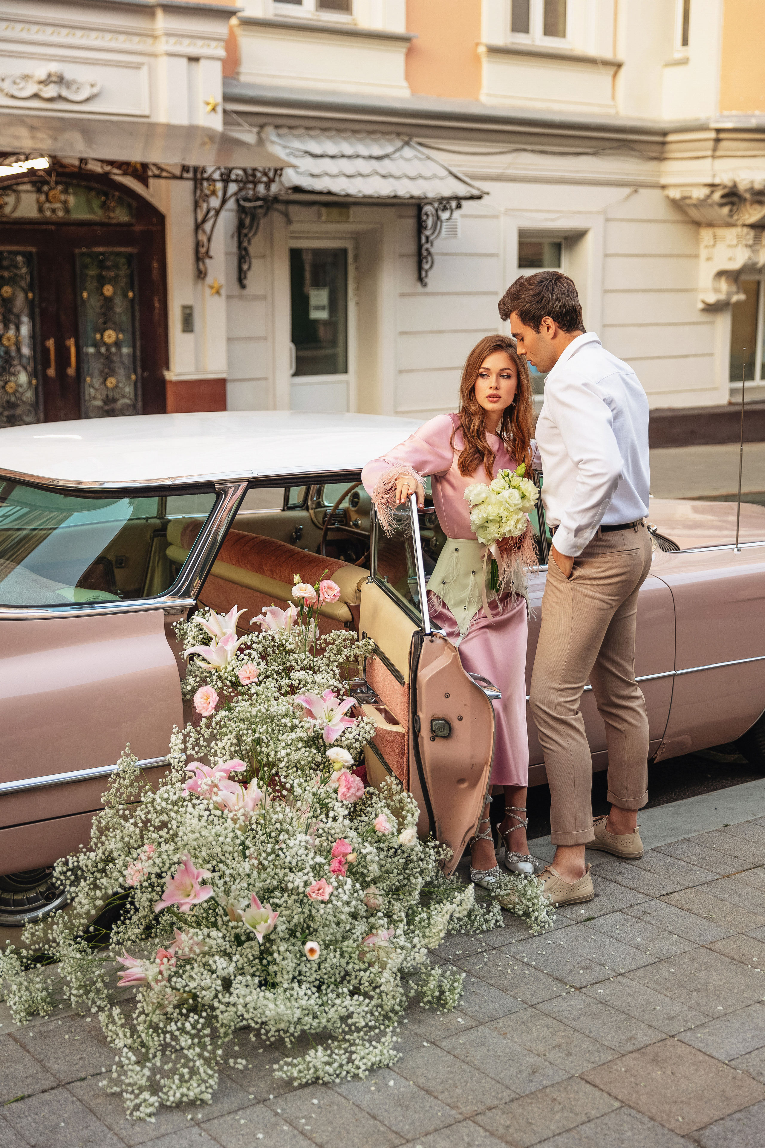 Фотосессия с Кабриолетом. Свадебный фотограф в Санкт-Петербурге