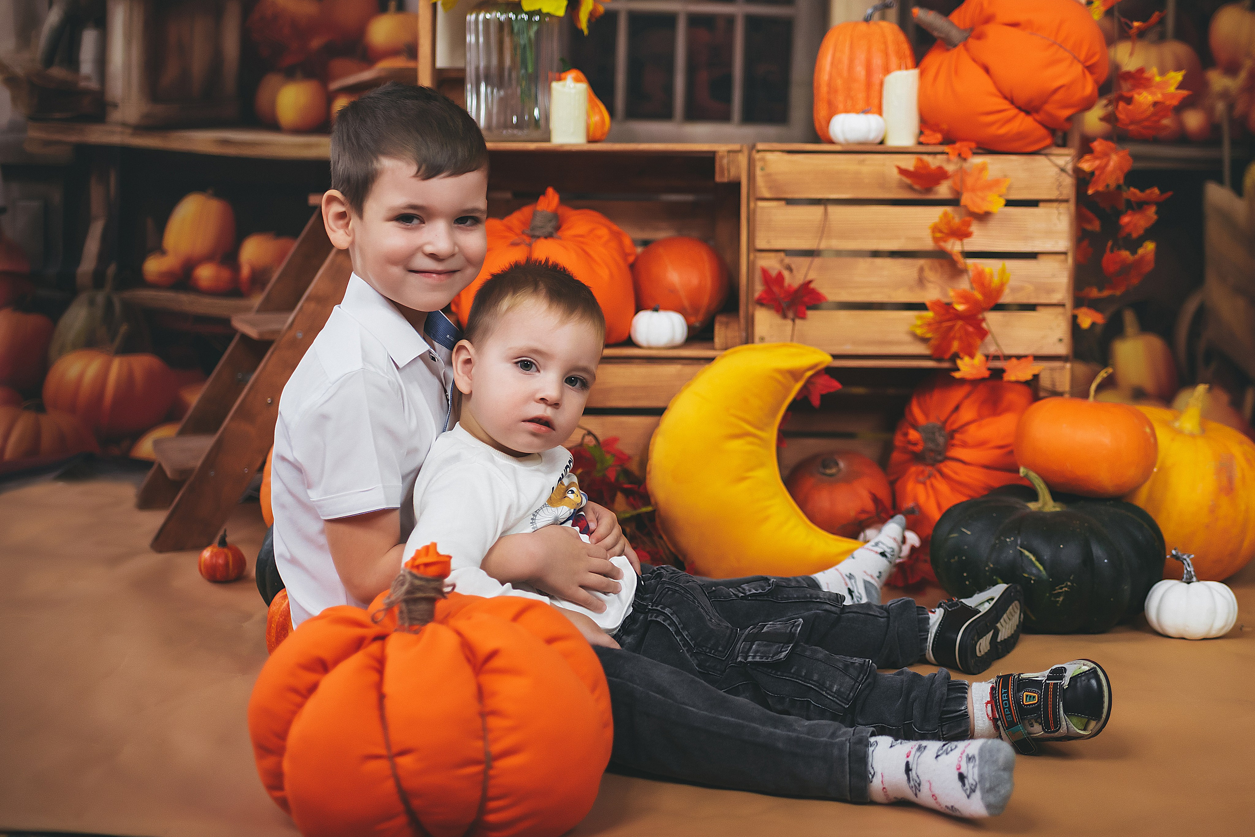 ПРОЕКТ осенний «Тыковки». Семейный и детский фотограф в Тейково