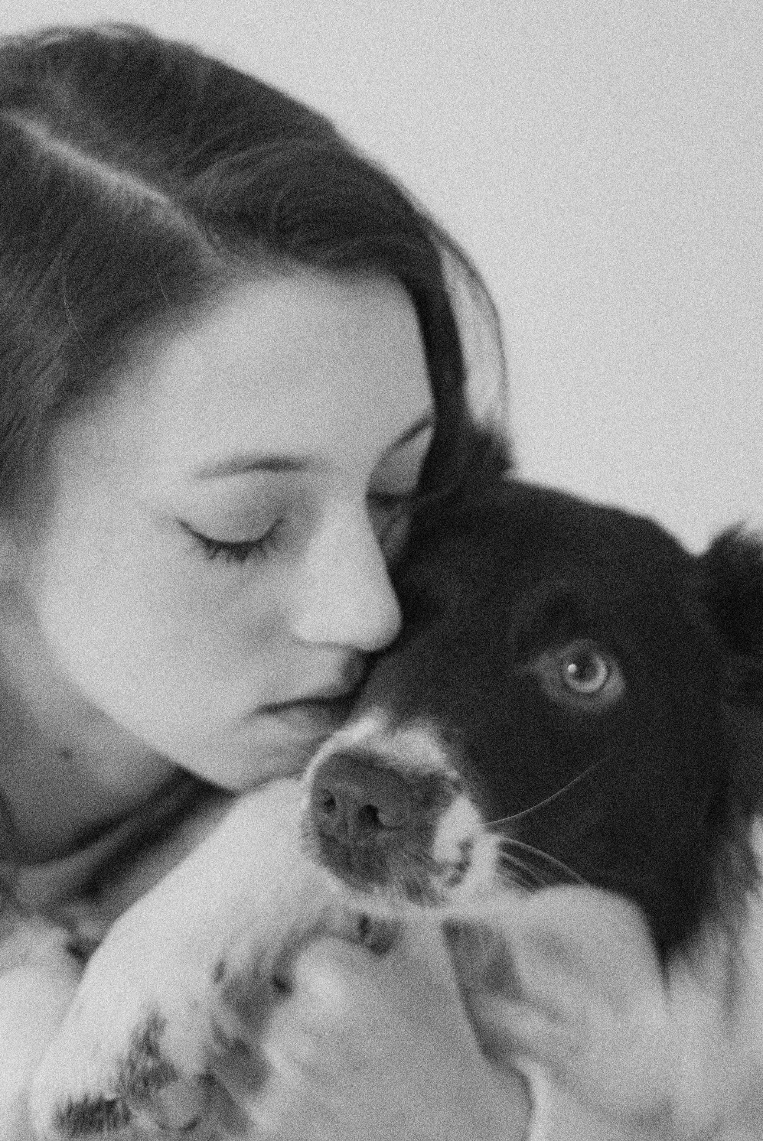 Алена и Гвендолин. Фотограф-анималист Богданова Полина