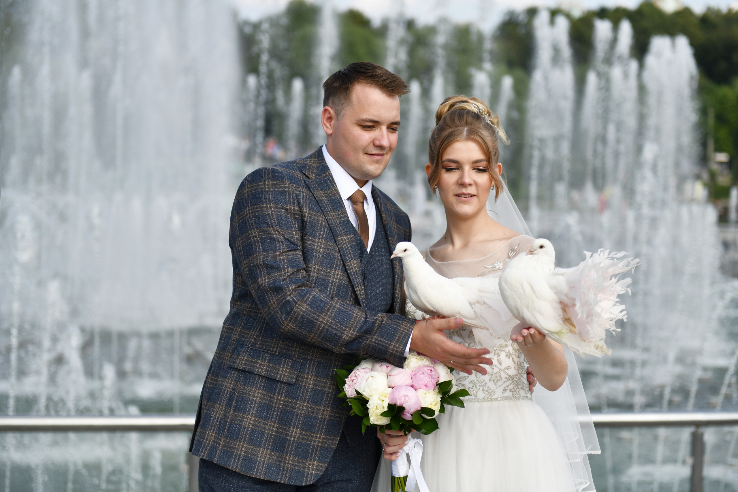 Регистрация брака Евгении и Кирилла. Свадебный и портретный фотограф в Москве Галина Борисова