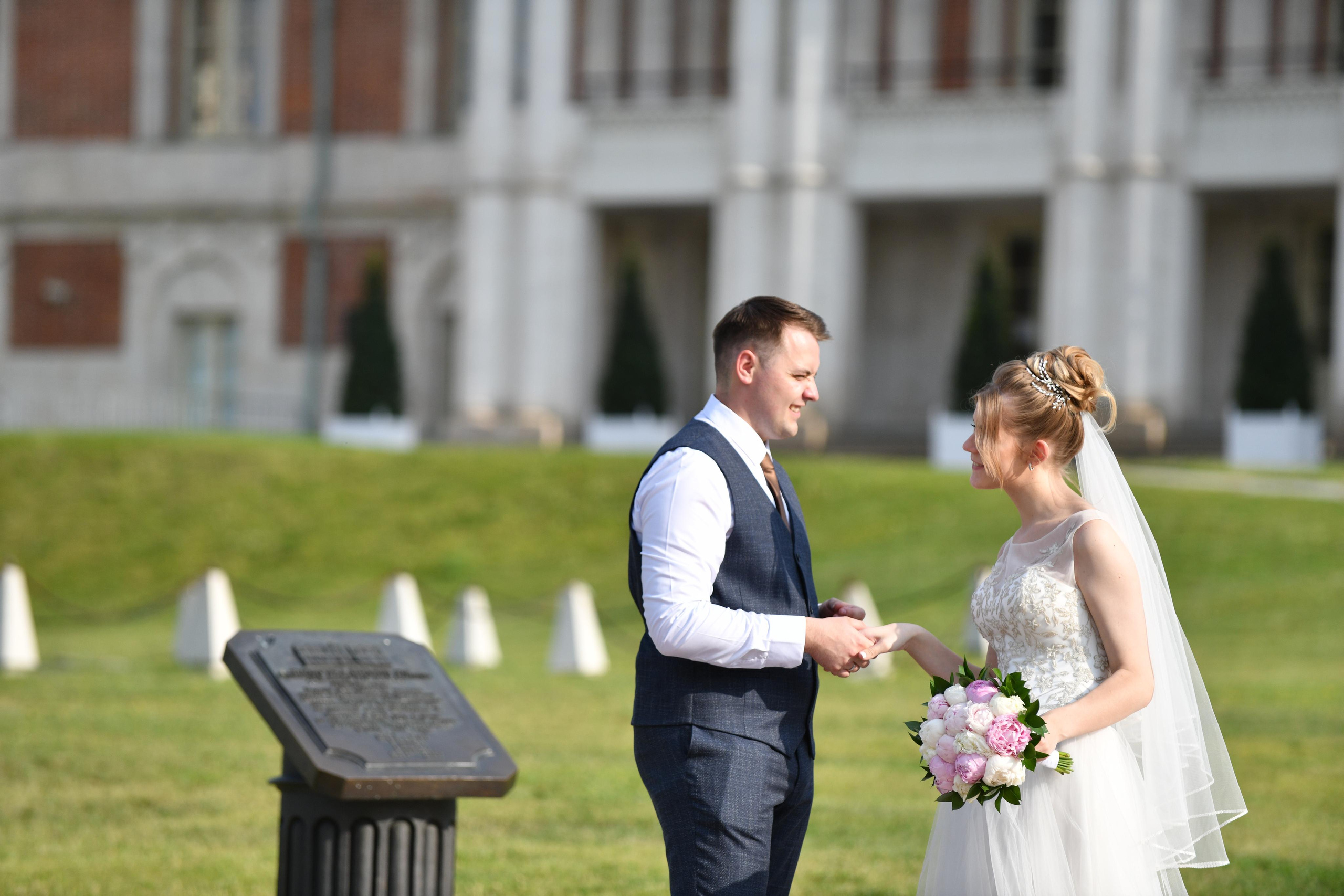 Регистрация брака Евгении и Кирилла. Свадебный и портретный фотограф в Москве Галина Борисова