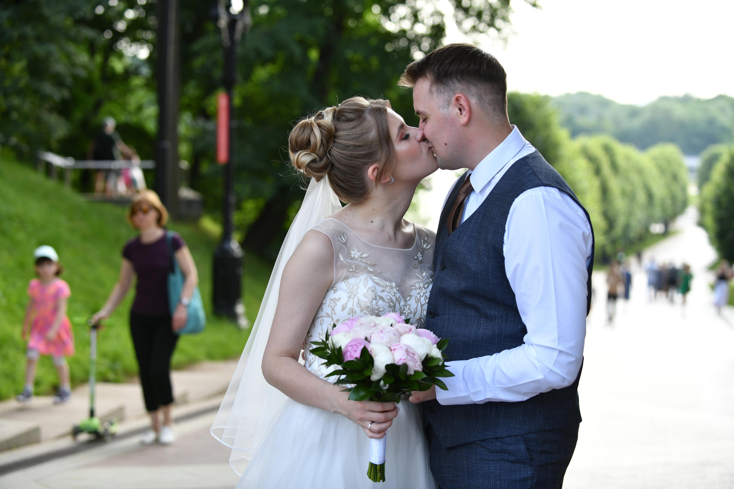 Регистрация брака Евгении и Кирилла. Свадебный и портретный фотограф в Москве Галина Борисова